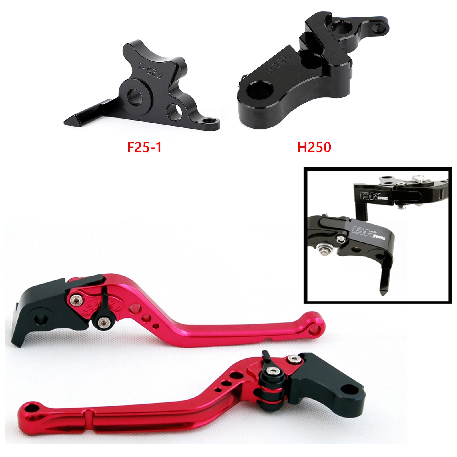 Long Clutch Brake Lever fit for Honda CBR500R/CB500F/X 19-21 CBR300R 19-21