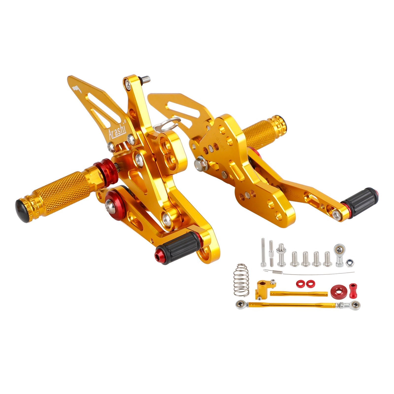 2019-2023 Honda CB CBR 650 R 650 F CNC Estriberas traseras de aluminio