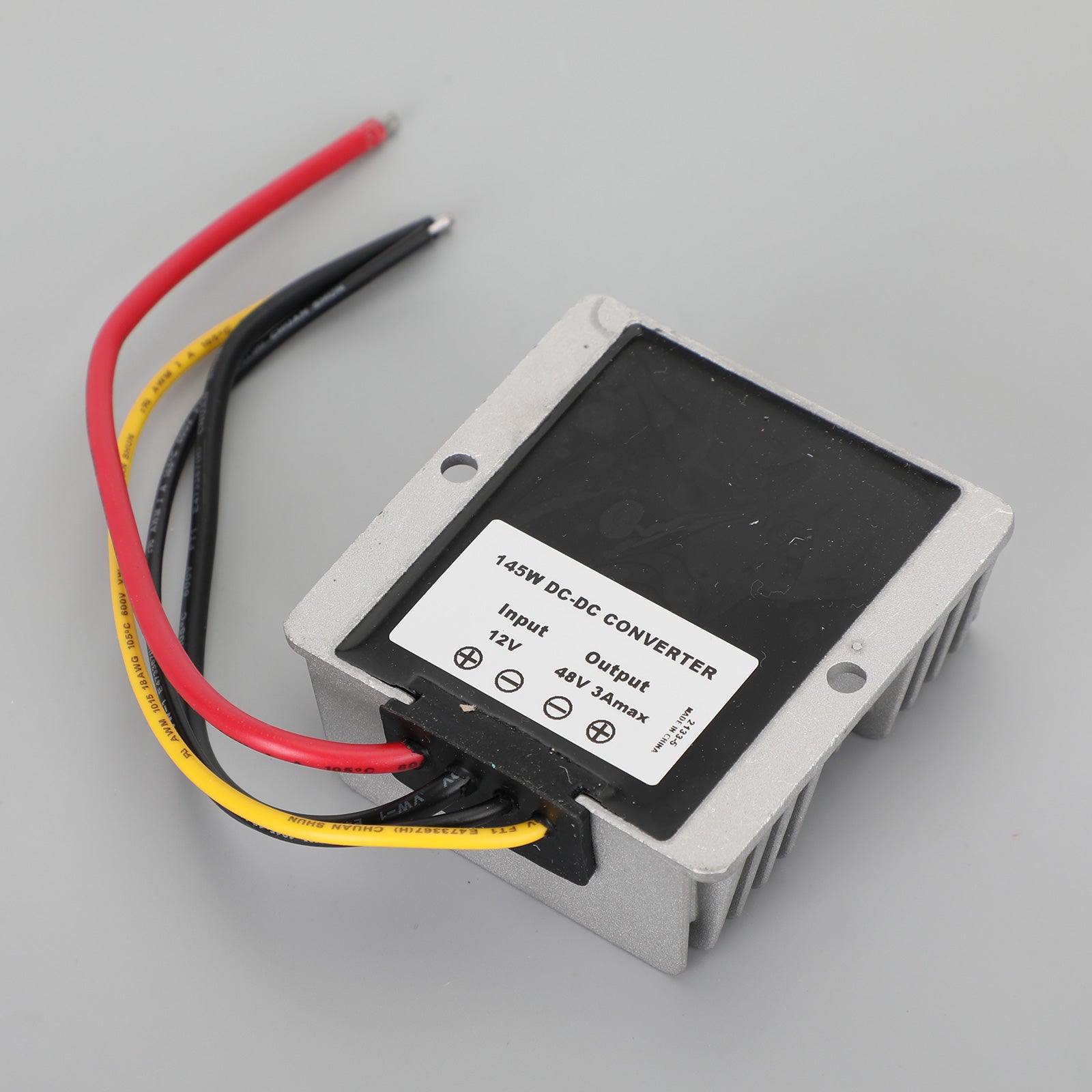 DC-DC 12V-48V 3A 145W Step Up CAR-DORDUJTE SPRÁVA PREVÁDZKA PREVÁDZKA Vodotesný