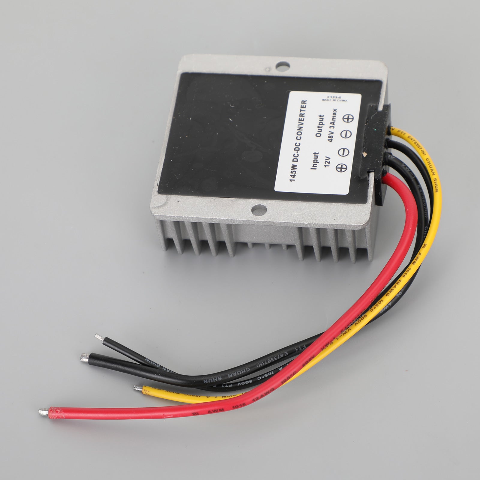 DC-DC 12V-48V 3A 145W Step Up CAR-DORDUJTE SPRÁVA PREVÁDZKA PREVÁDZKA Vodotesný