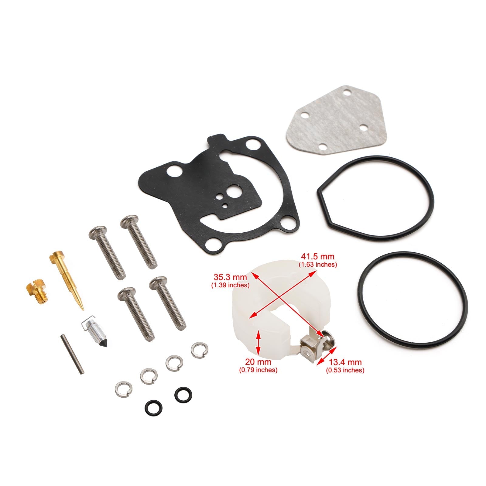 Kit de reconstrução de carboidratos carburador para Yamaha 2 tempos 40HP E40X MOTOR DE LIVRE