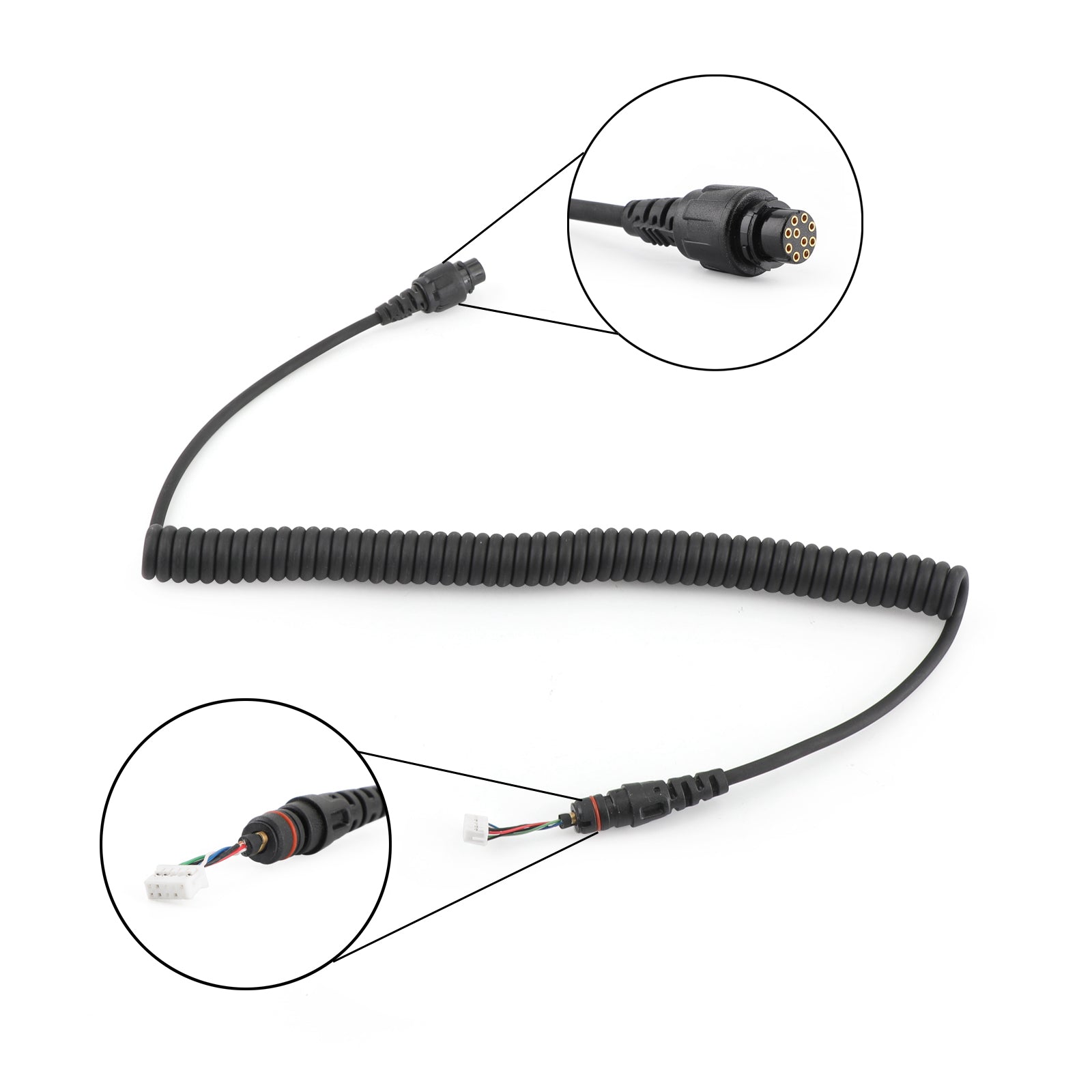 10 Pin Luchtvaart Luidspreker Mic Kabel Geschikt voor Hytera MD780/G MD782U RD982U RD980
