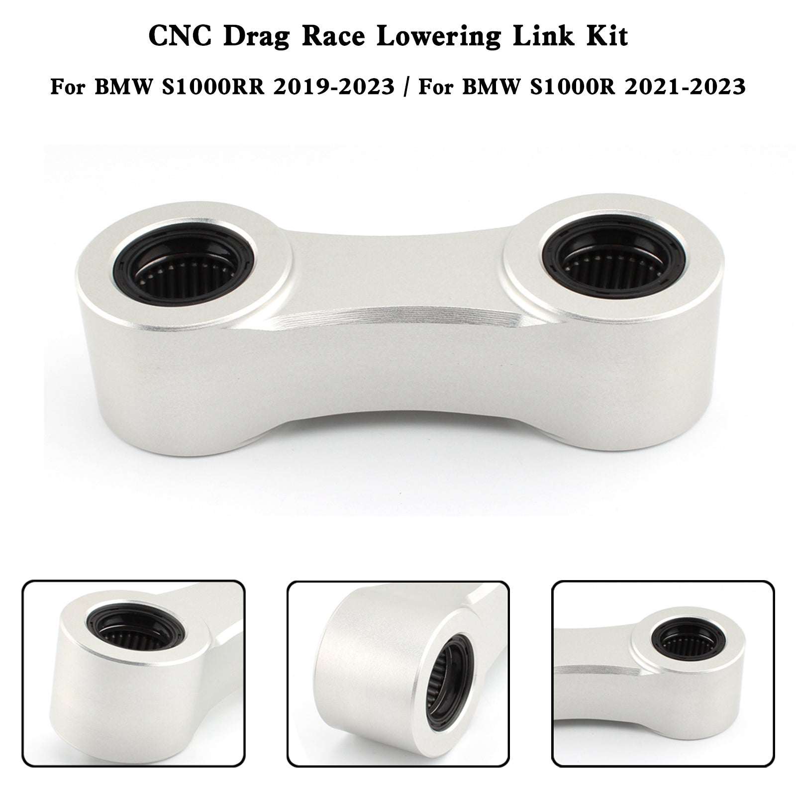 Kit de maillons d'abaissement de course de traînée en aluminium CNC, pour BMW S1000RR S1000R 2019 – 2023
