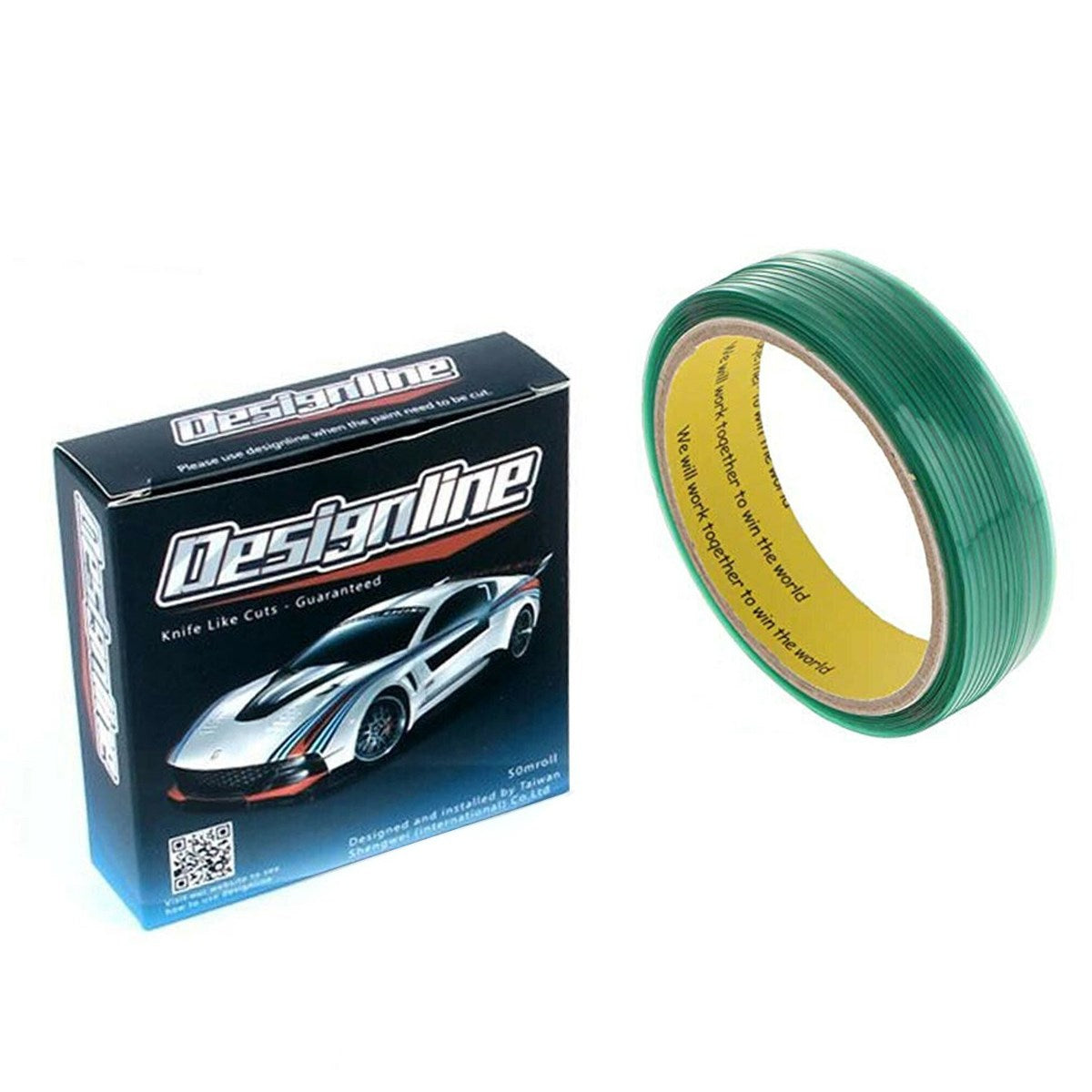 50m Knifeless Finish Line Tape Cutter Kit grafisk vinyltrimklippningsverktyg Generisk