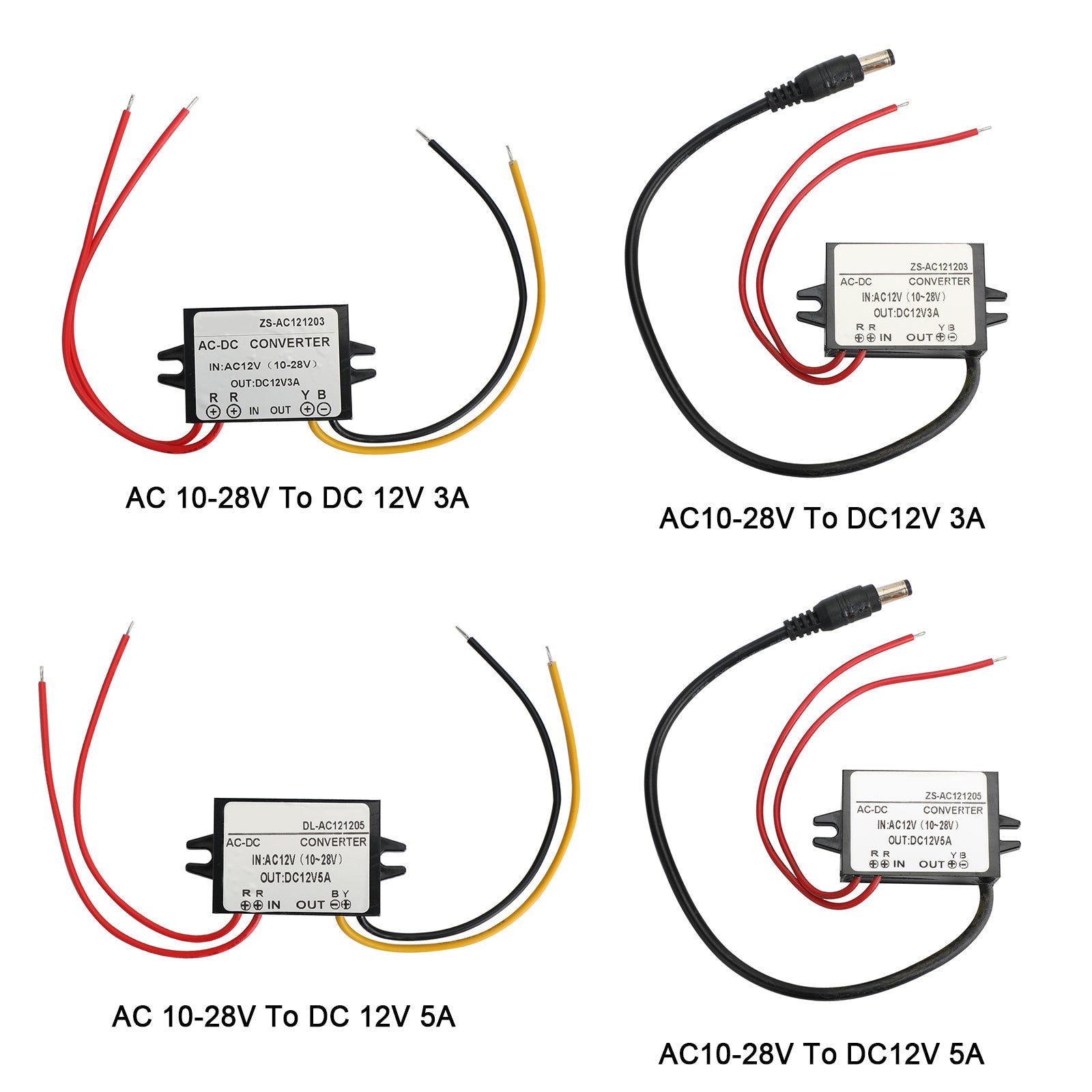 Alimentation AC-DC AC10-28V à DC12V 3A/5A, convertisseur de puissance pour Module d'alimentation