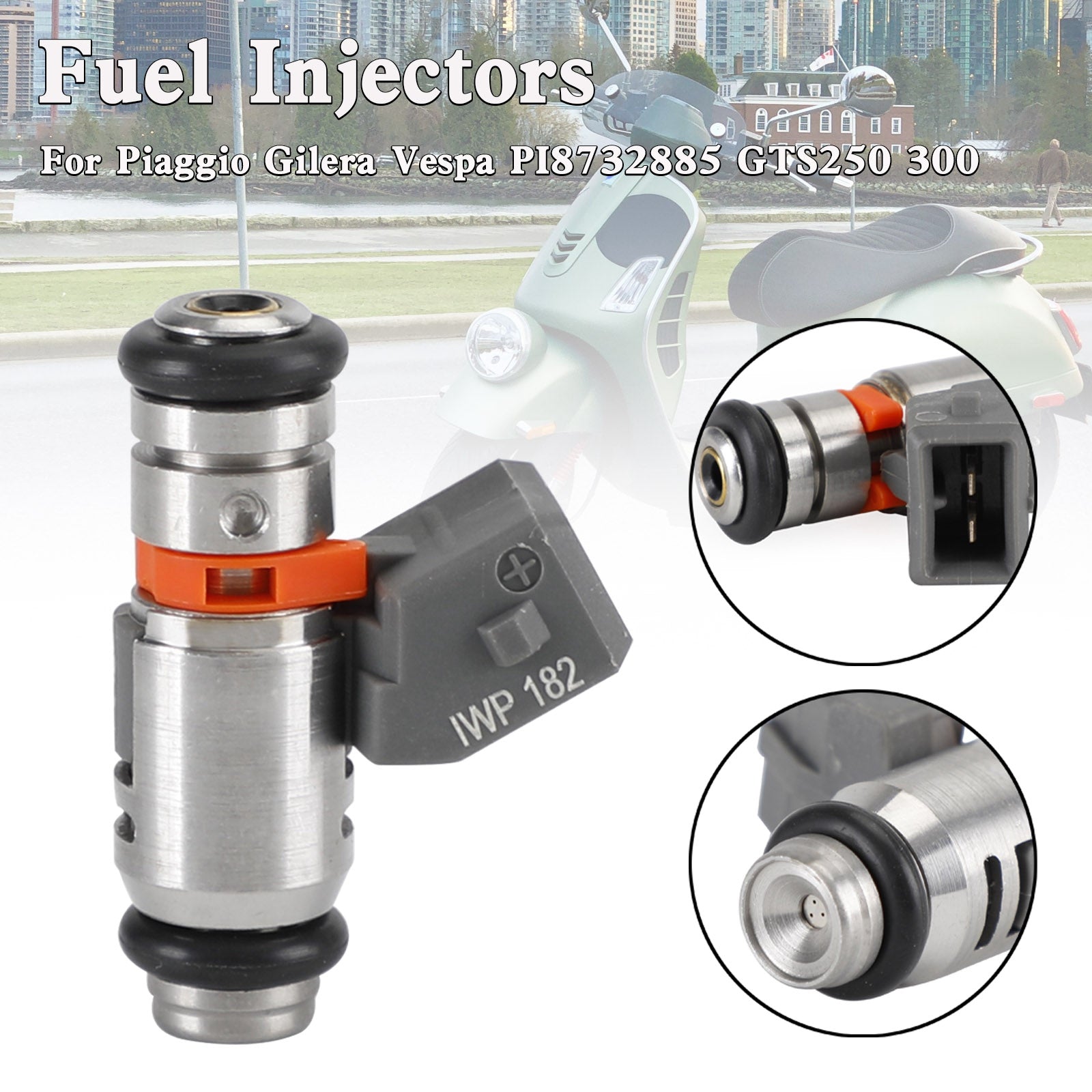 Piaggio Gilera Vespa PI8732885 GTS250 300 IWP-182 Injecteur de carburant IWP182