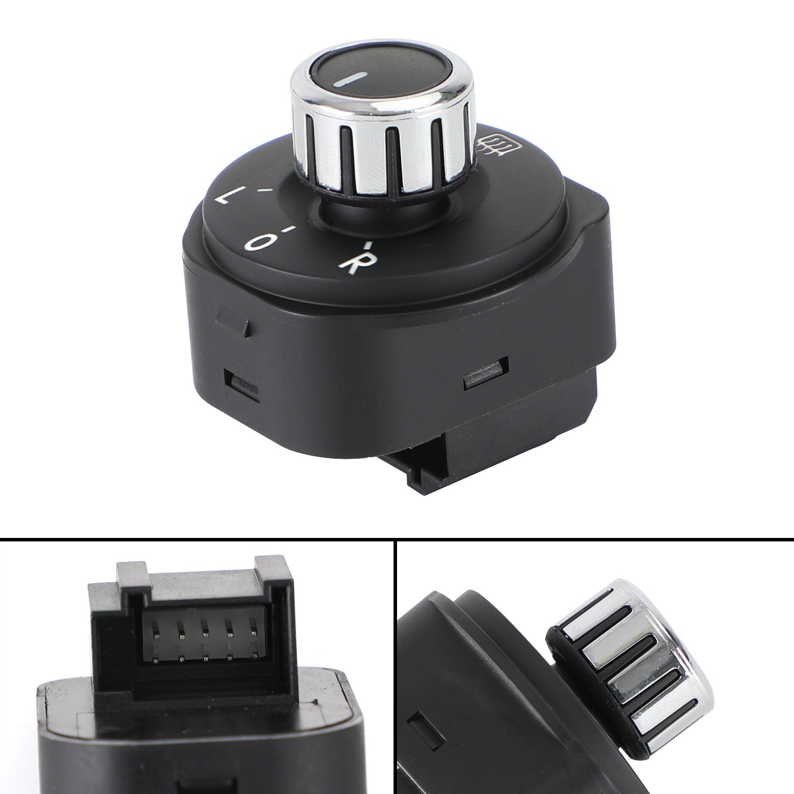 Abseview Mirror Justera knoppknappen för VW Polo 6R 6C Hatchback 6RD959565B Generisk