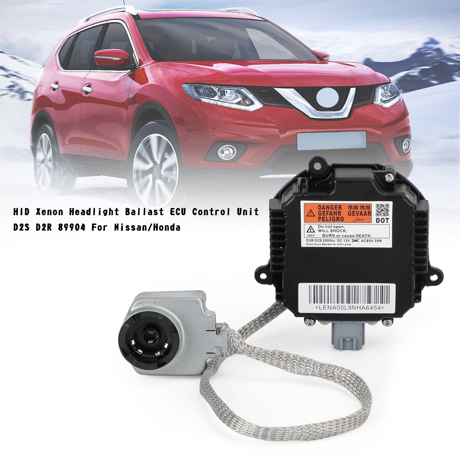 HID Xenon Fartlight Ballast Unidade de controle ECU D2S D2R 89904 para Nissan/Honda genérico