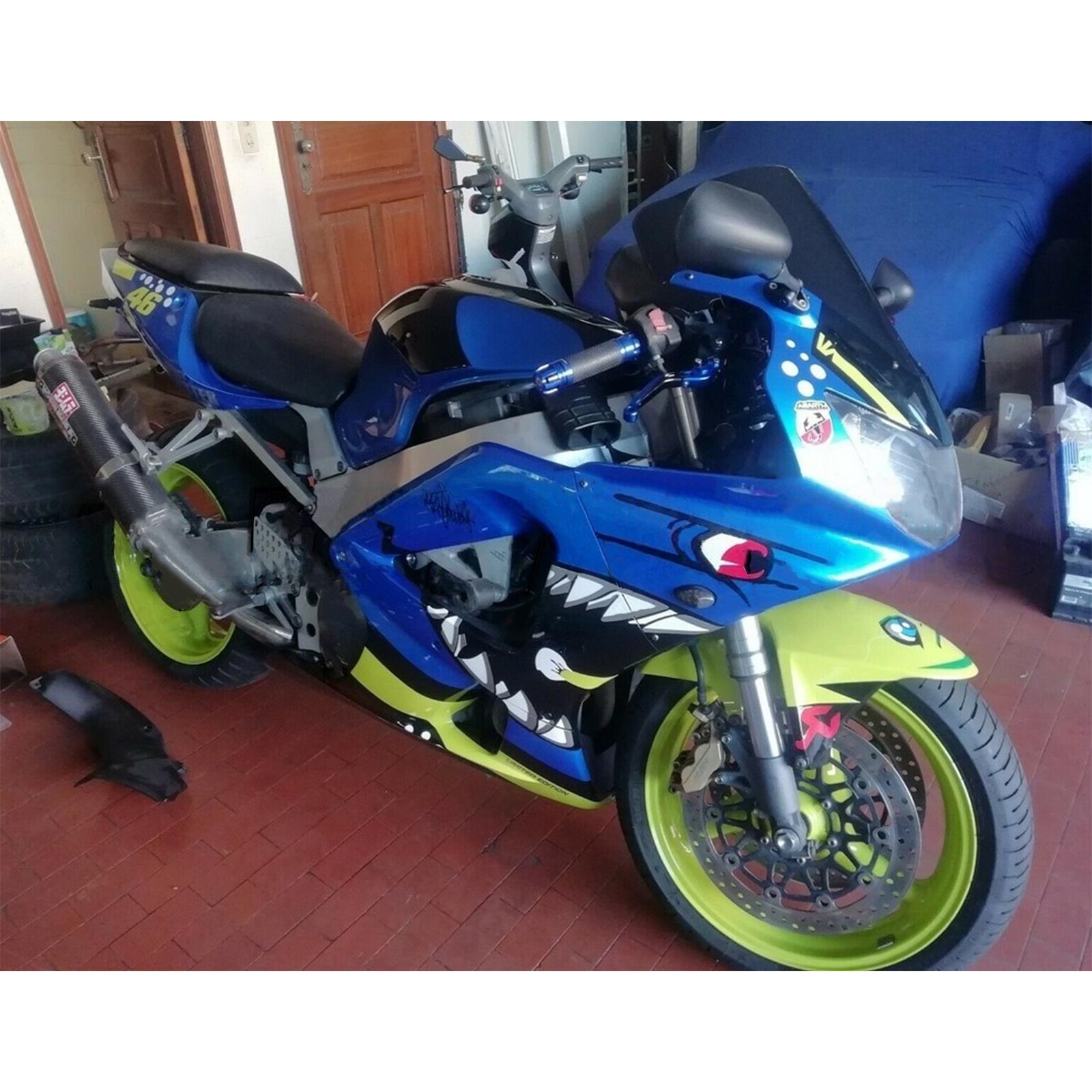 2000-2001 Honda CBR929RR amotopart vstrekovacia kapotážová súprava karosérií Plast ABS #130