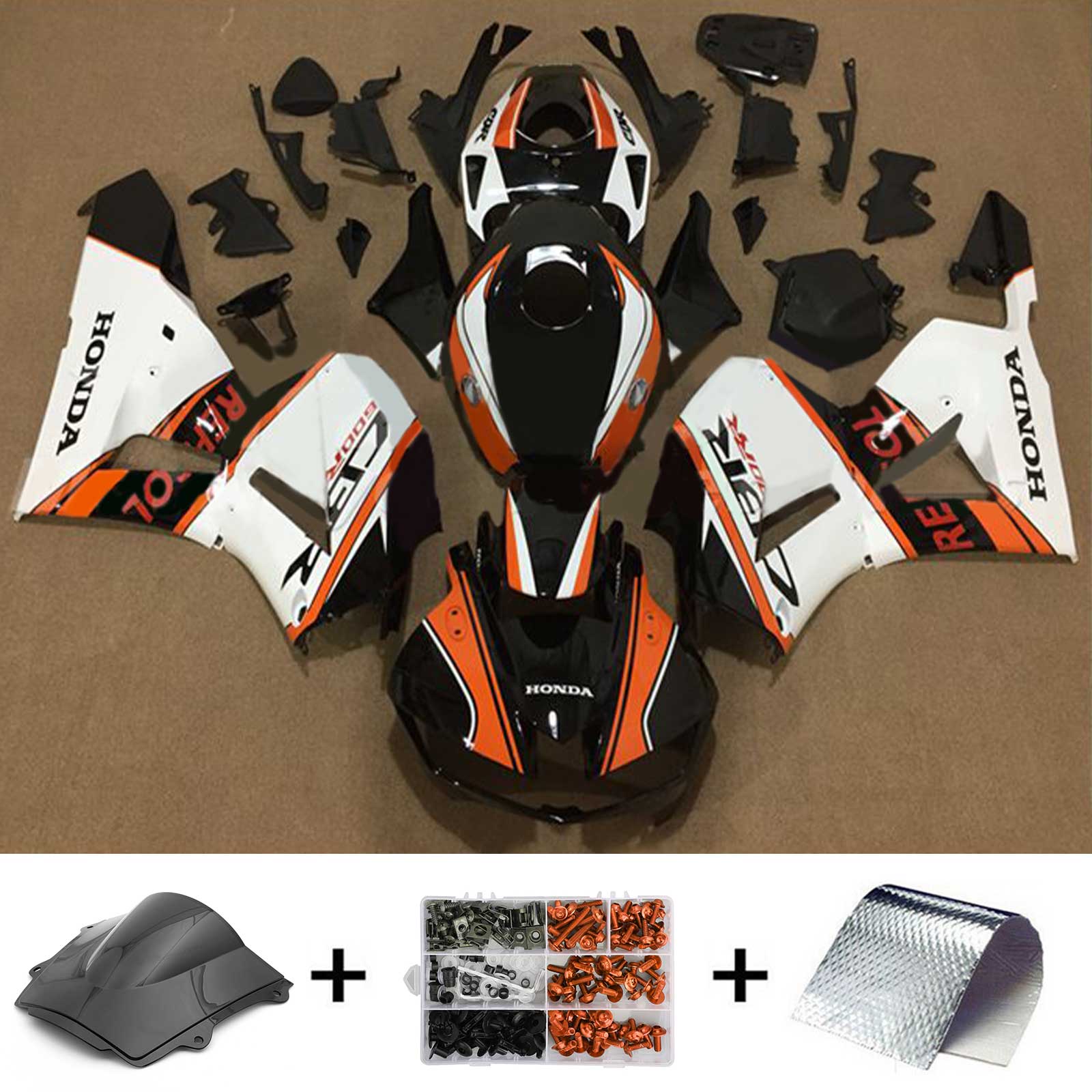 2013-2020 Honda CBR600RR F5 Kit de carénage injection Bodywork Plastic Abs # 162