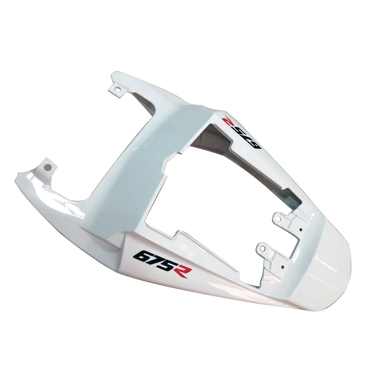 2006-2008 Triumph Daytona 675 White Black Bodywork Fairing ABS Injection Molding 6# Generic