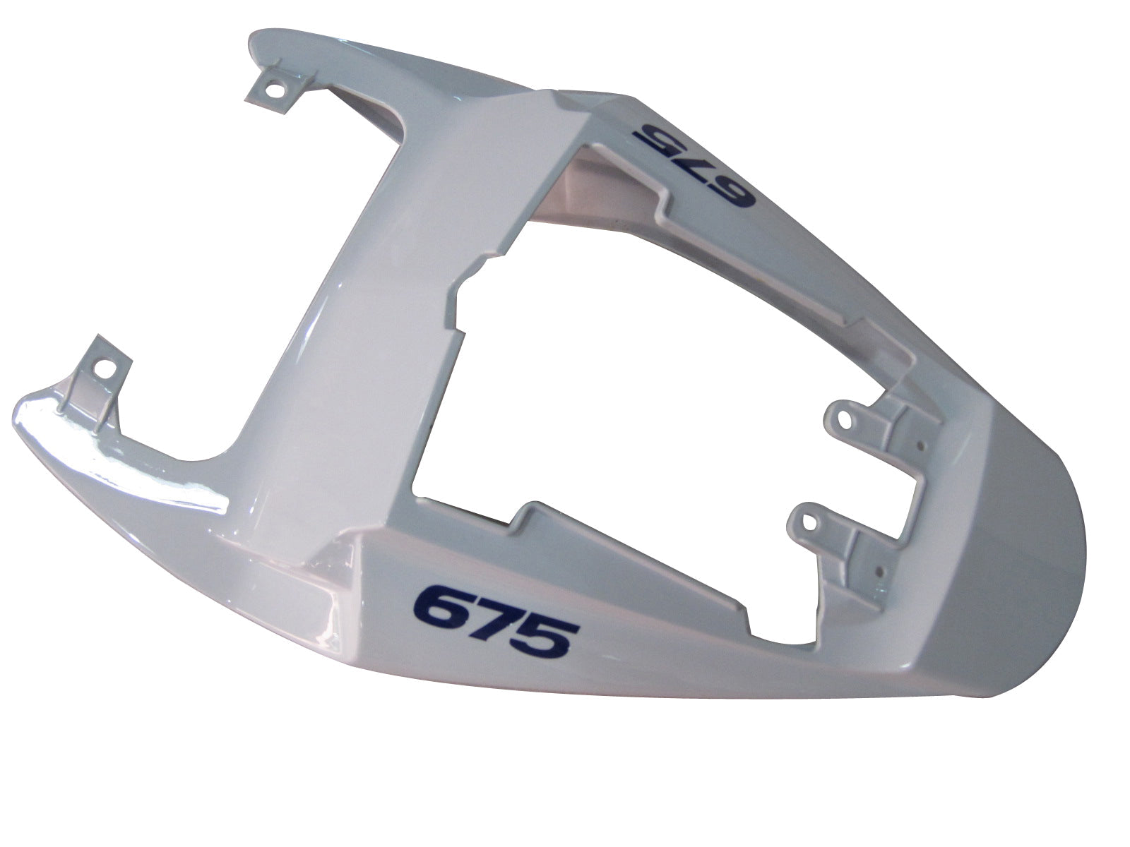 2006-2008 Triumph Daytona 675 White Blue Bodywork Fairing ABS Injection Molding 7# Generic