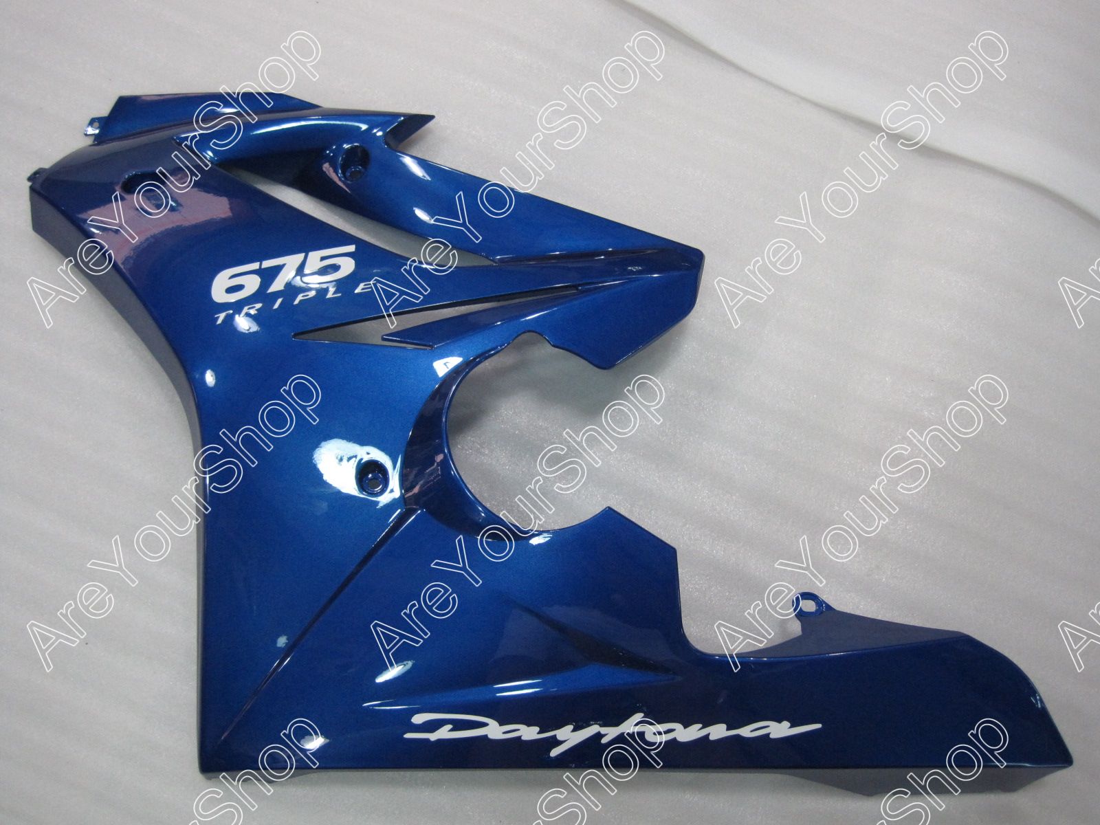 2009-2012 Triumph Daytona 675 blauwe carrosseriekuip ABS spuitgiet algemeen