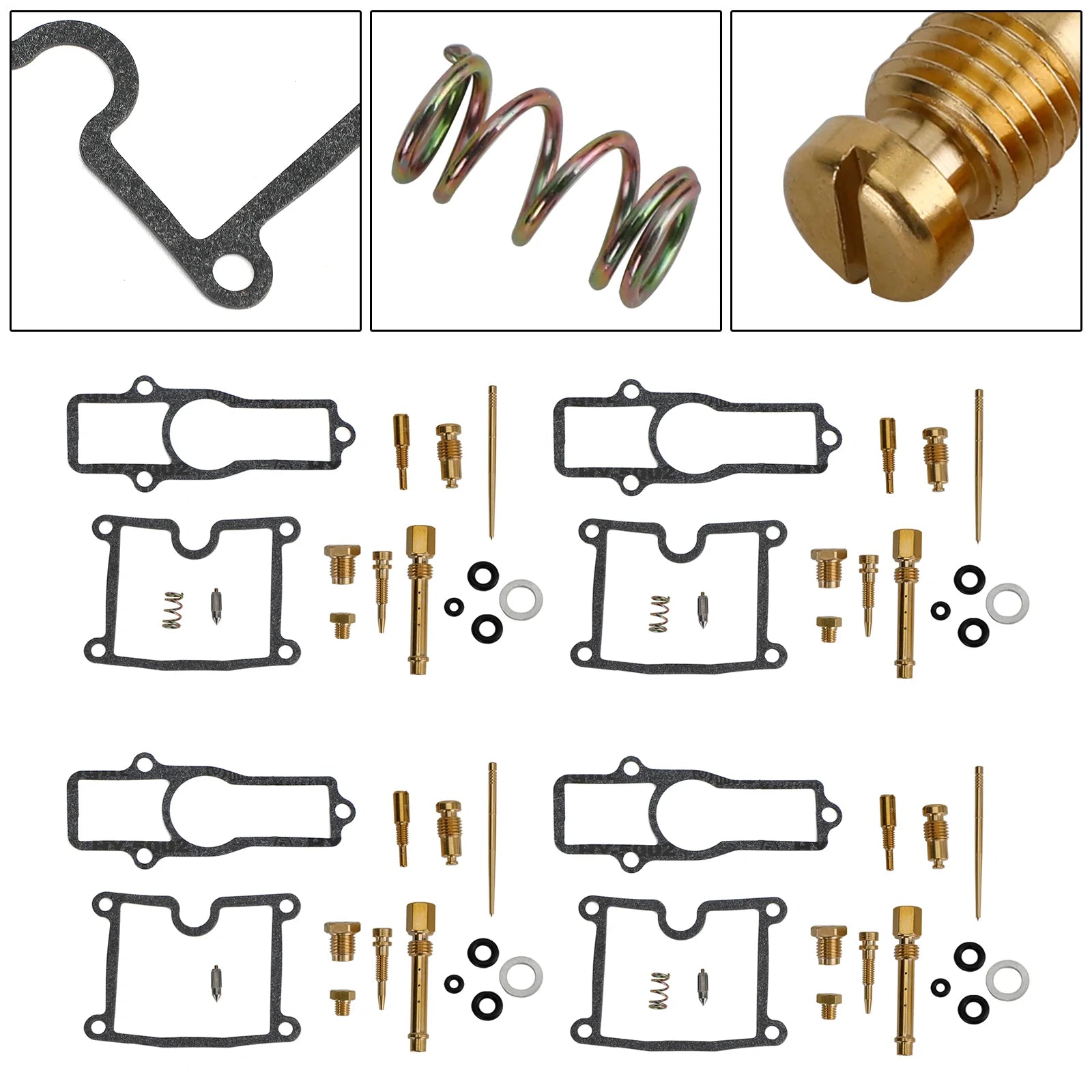Kit de reconstruction de carburateur Kawasaki Z400 KZ400FX KZ550 GPZ550 1980-1983, 4 pièces