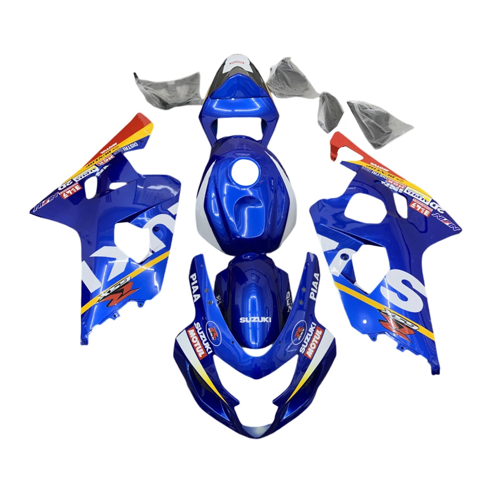 2004-2005 Suzuki GSXR 600/750 K4 Kit de carénage Bodywork Abs en plastique