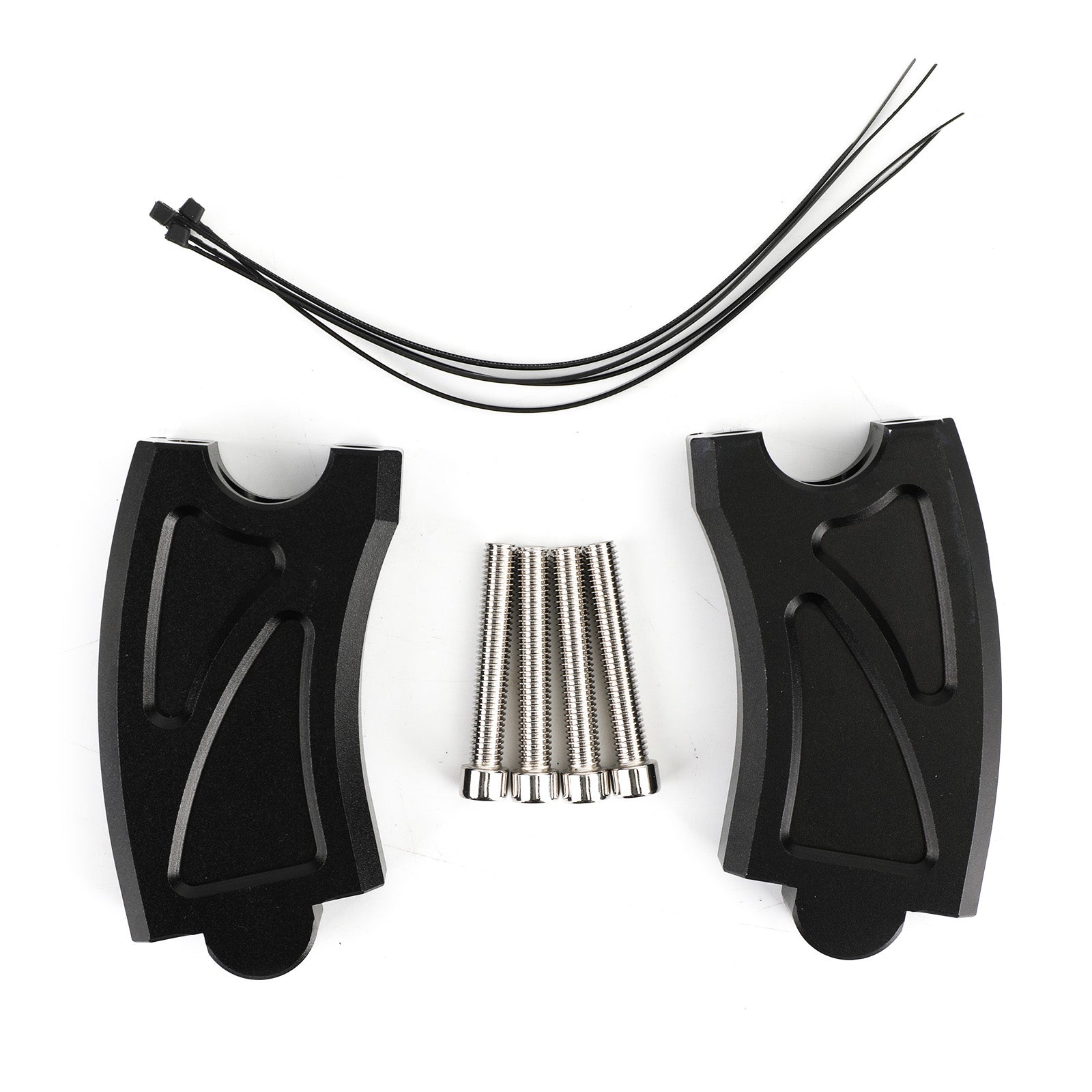 Areyourshop CNC stuurverhogers voor Honda Rebel CMX500 2017+ zwart