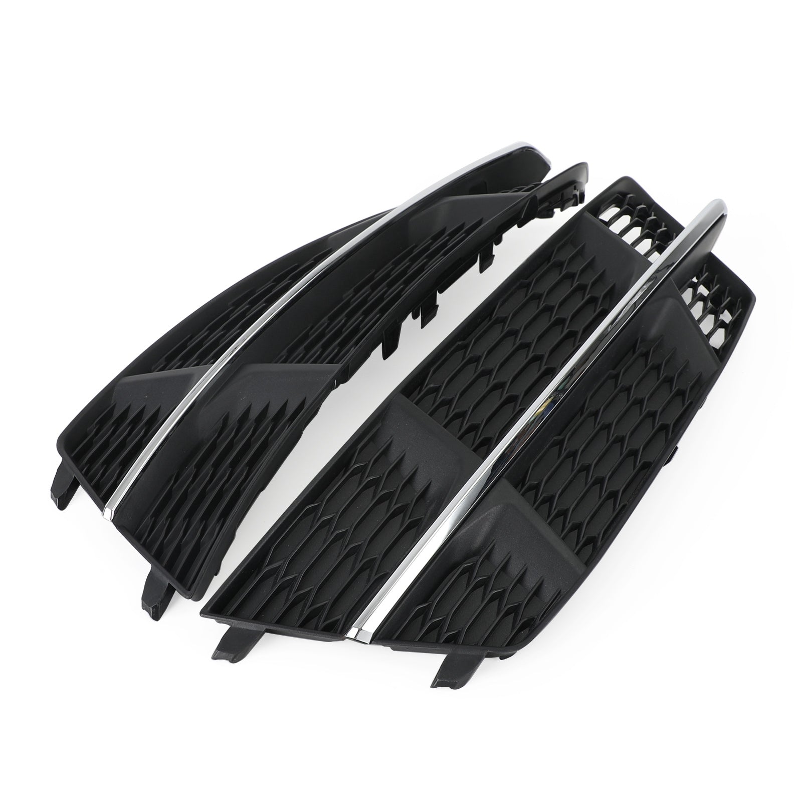 Parrilla inferior del parachoques delantero para Audi A6 C7 S-Line 2016-2018 negro cromado
