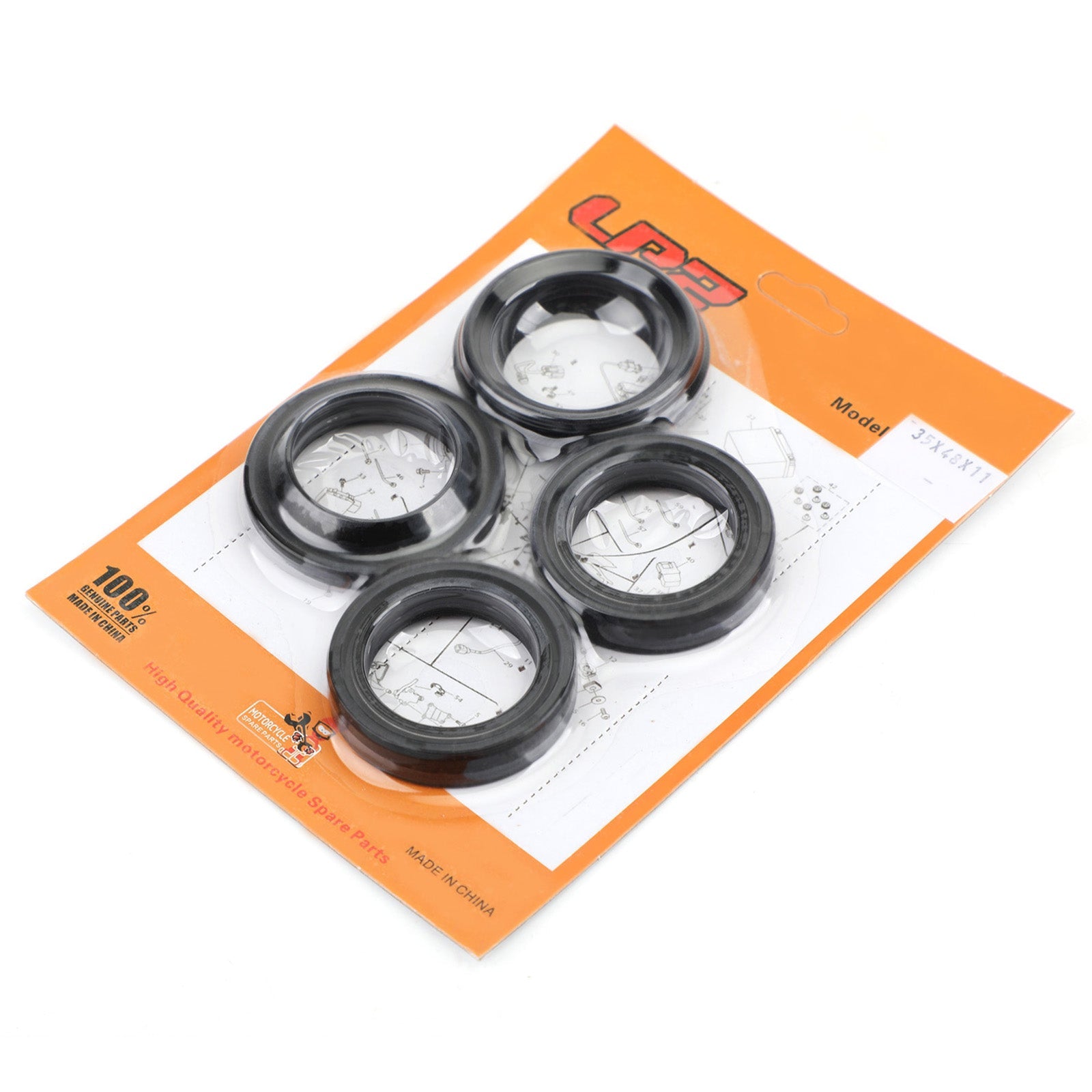 Fork Oil Dust Seal Kit för Honda CB 91255-KBH-003,51490-GS2-305,51490-KL4-951 Generic