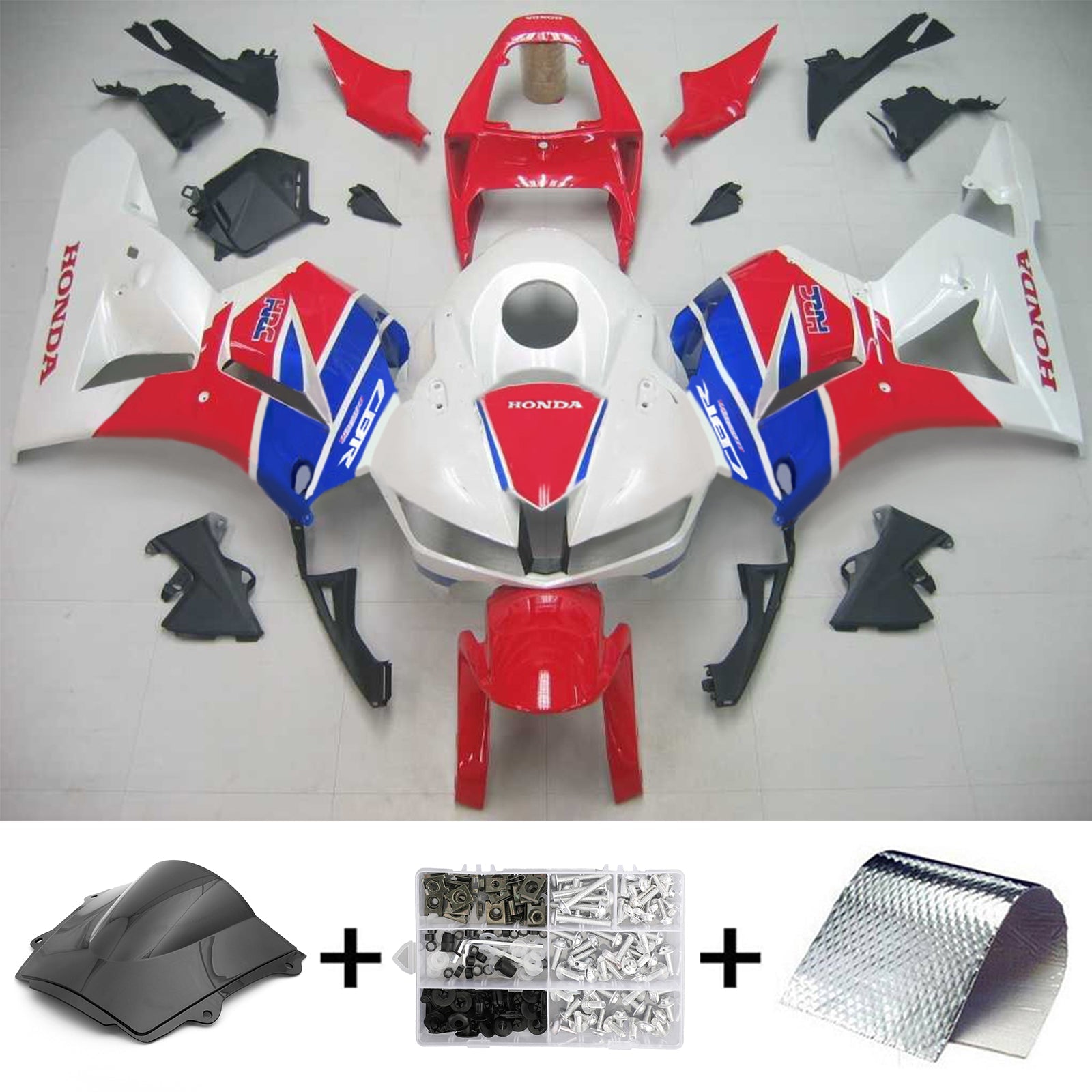 2013-2023 Honda CBR600RR F5 vstrekovanie Kit karoséria Plast ABS #101
