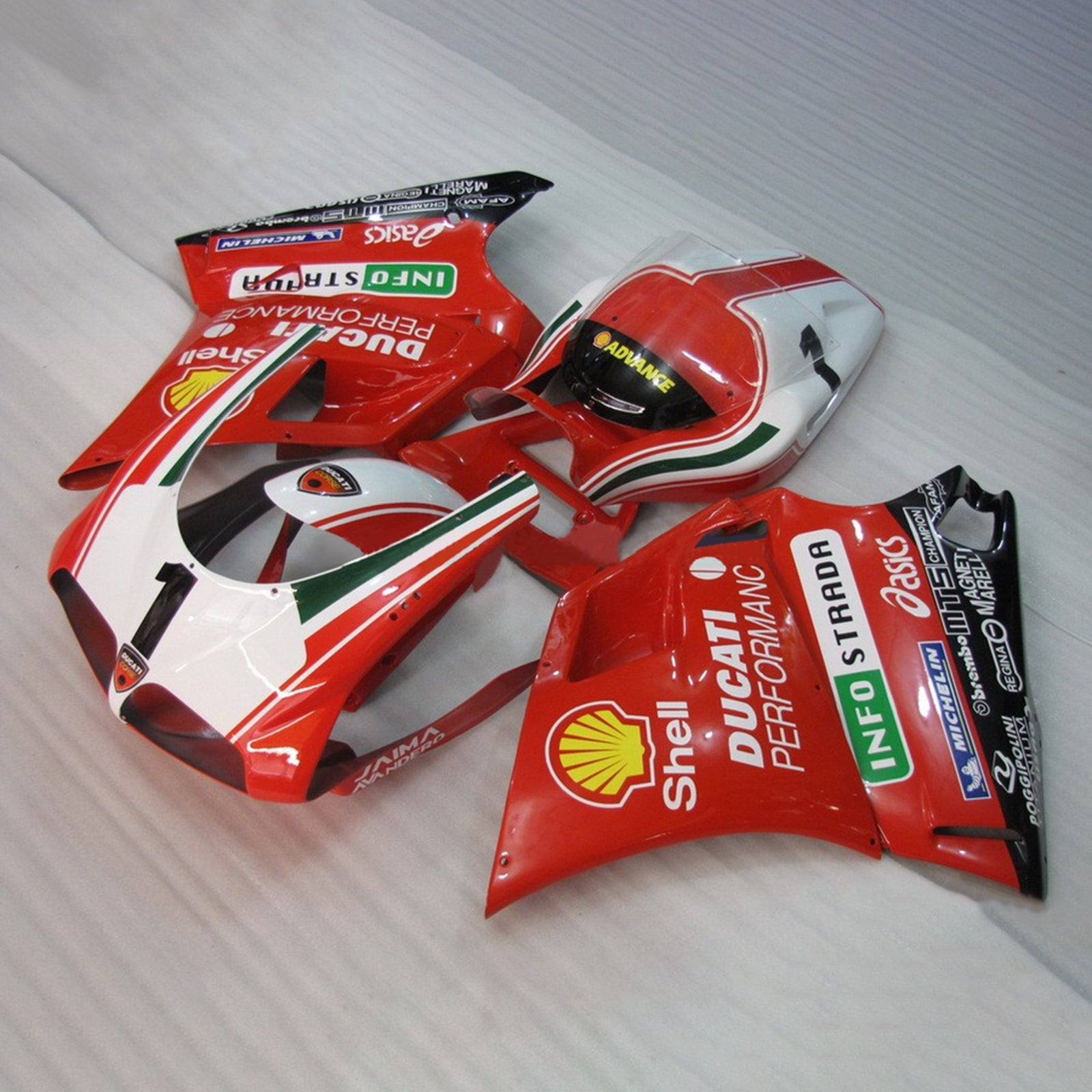 1996-2002 Ducati 996 748 916 998 Kuipset Carrosserie ABS #103