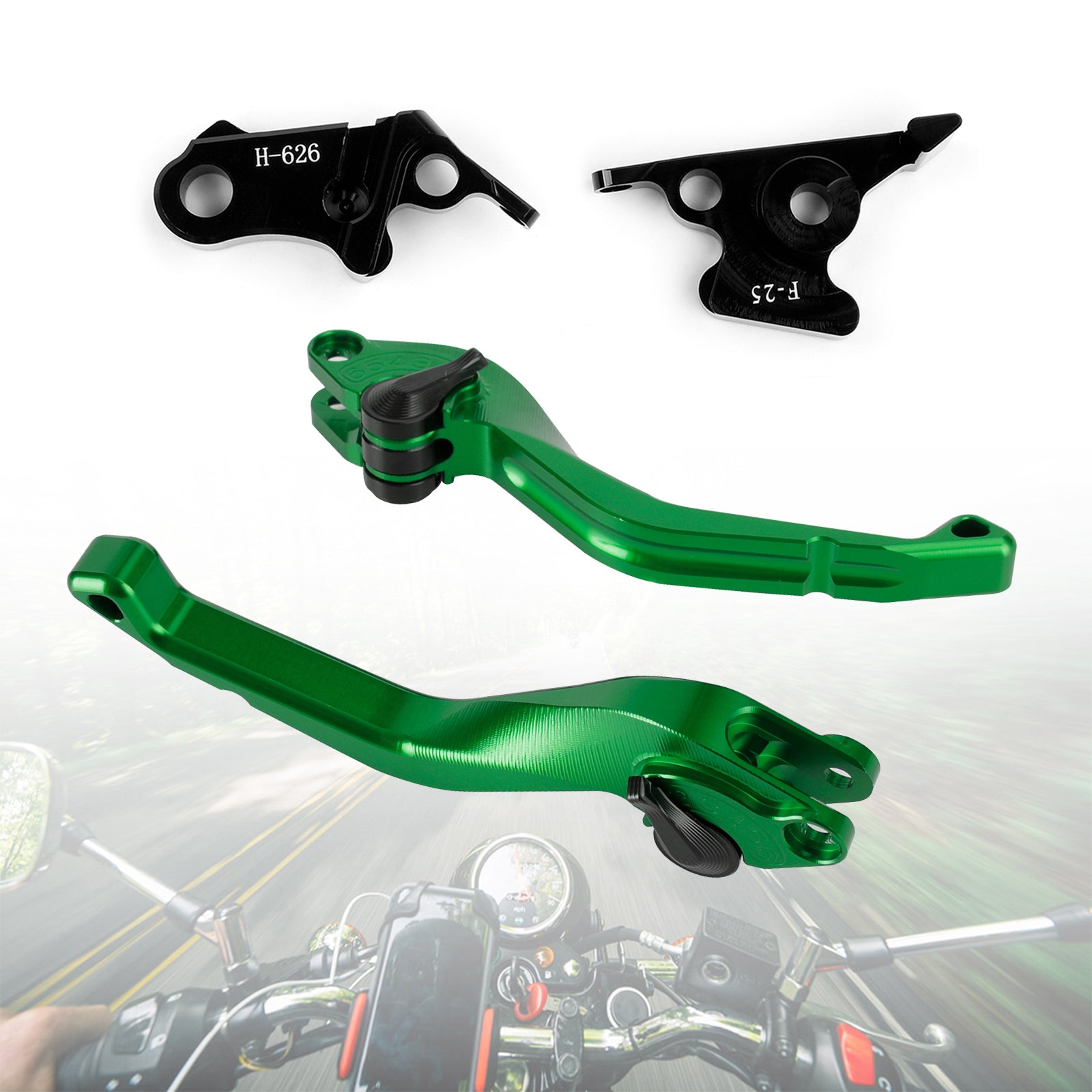 Palanca de freno de embrague corta CNC Honda GROM CBR250R CBR300R CBR500R