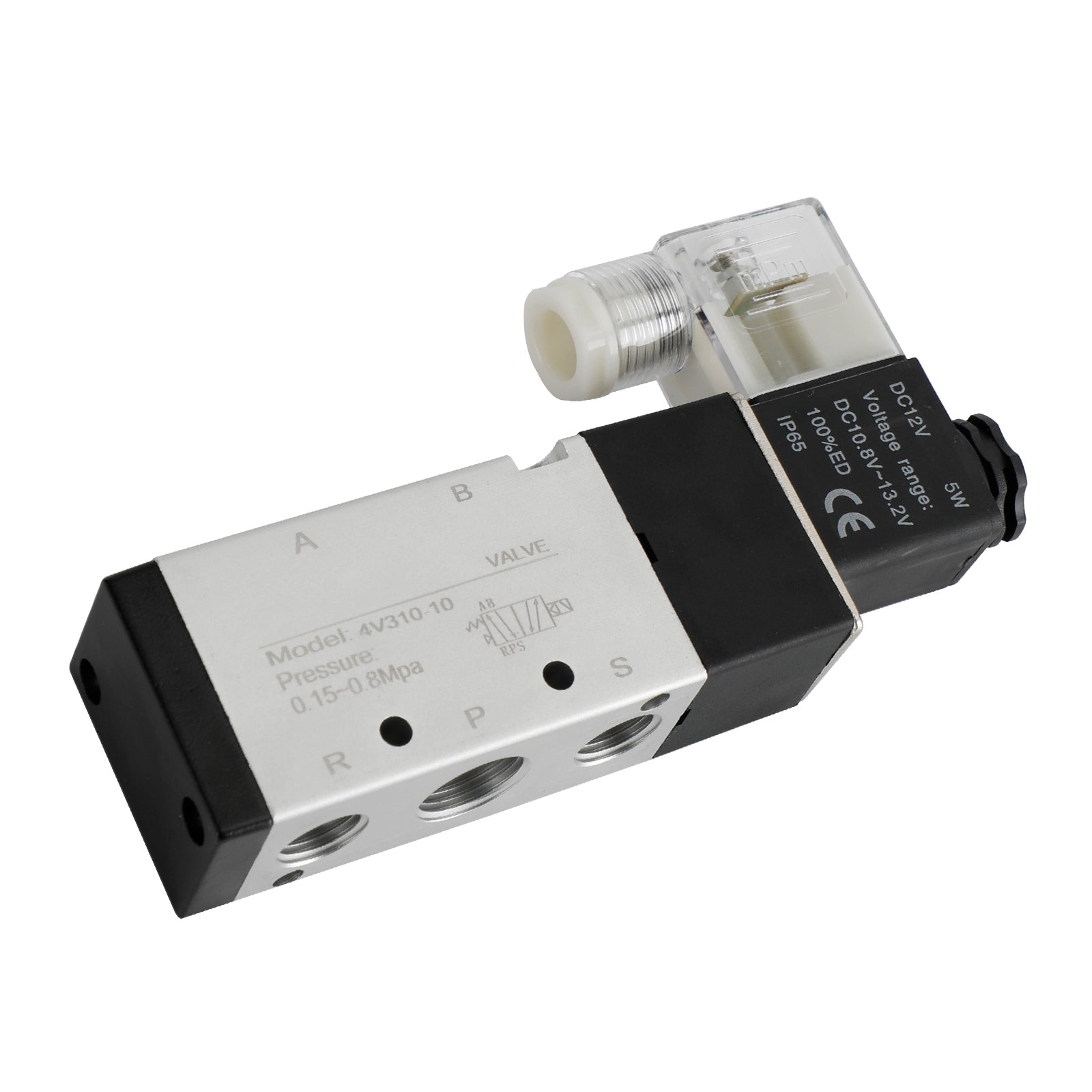 Électrovanne pneumatique électrique 4V310-10 2 positions 5 voies PT 3/8"