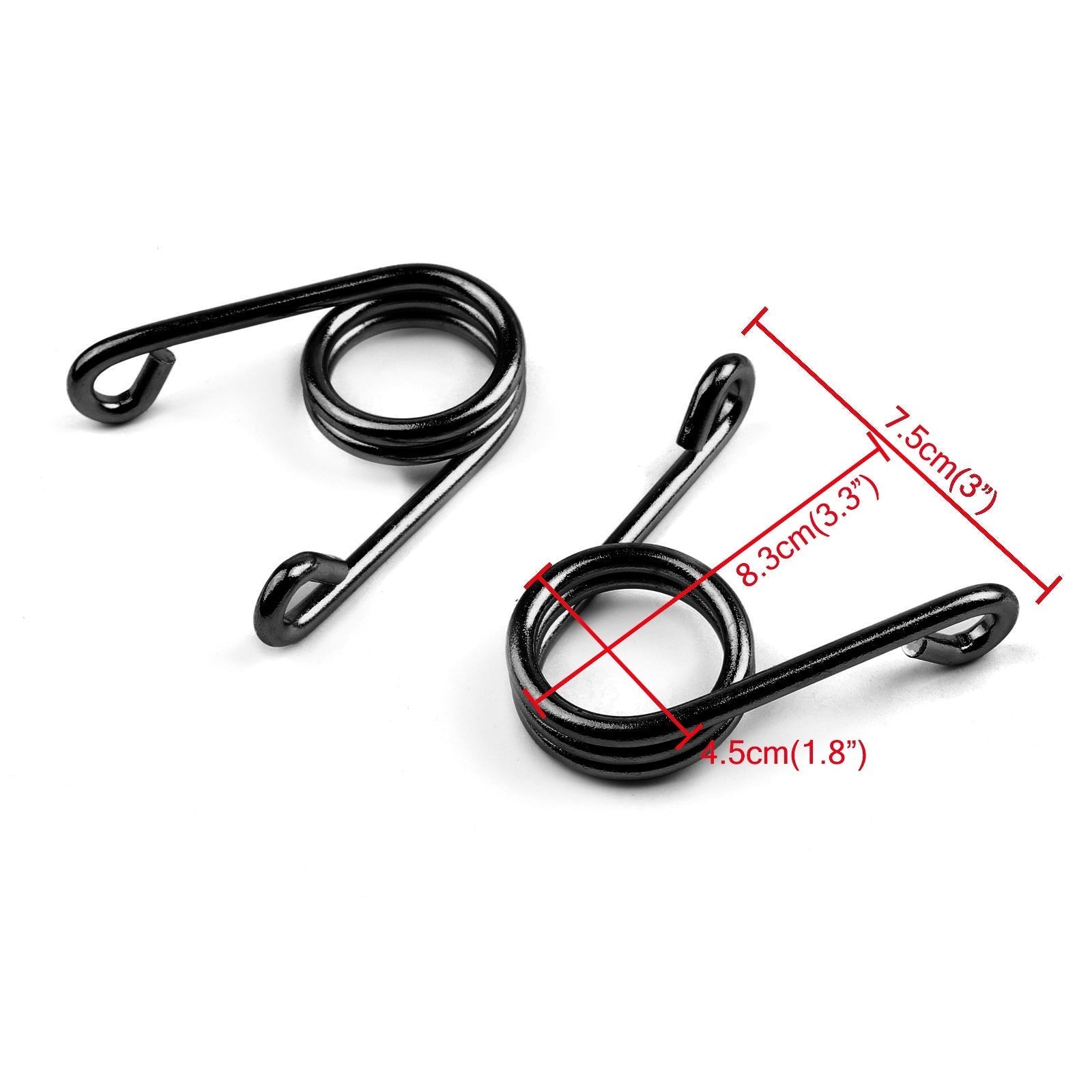 Solo Soutr Mount Spring Custom Springs Springs Montage noir pour Chopper Bobber
