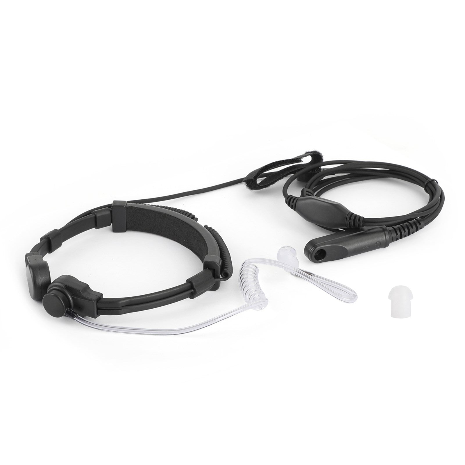 Tactical Throat Mic Headset Fit för Baofeng UV-9R plus BF-9700 BF-A58 UV-82WP