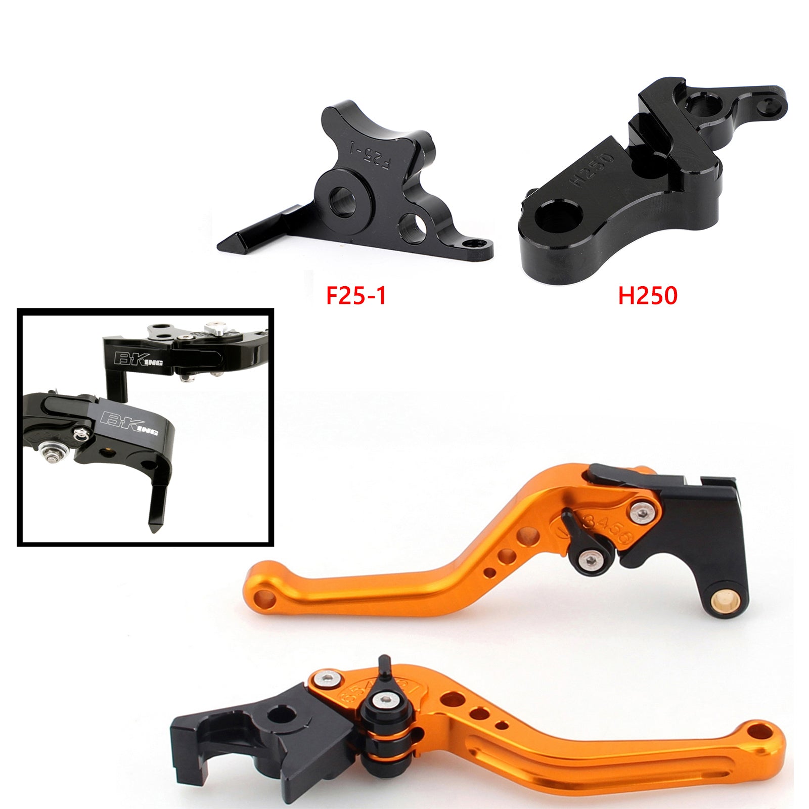 Short Clutch Brake Lever fit for Honda CBR500R/CB500F/X 19-21 CBR300R 19-21
