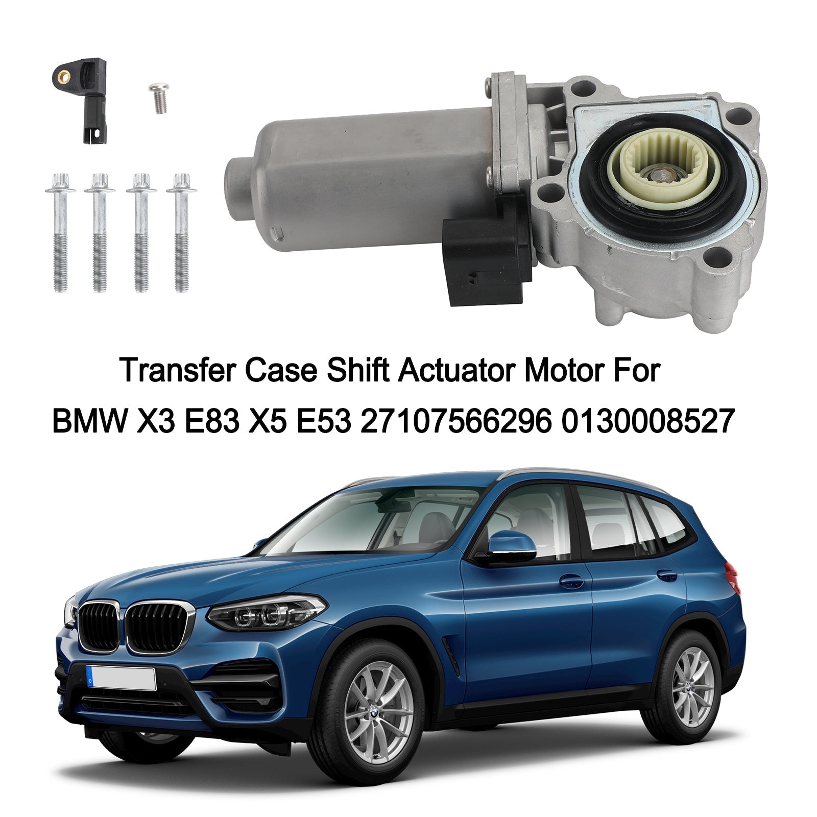 Moteur d'actionneur de changement de boîte de transfert de haute qualité adapté pour 27107566296 0130008527