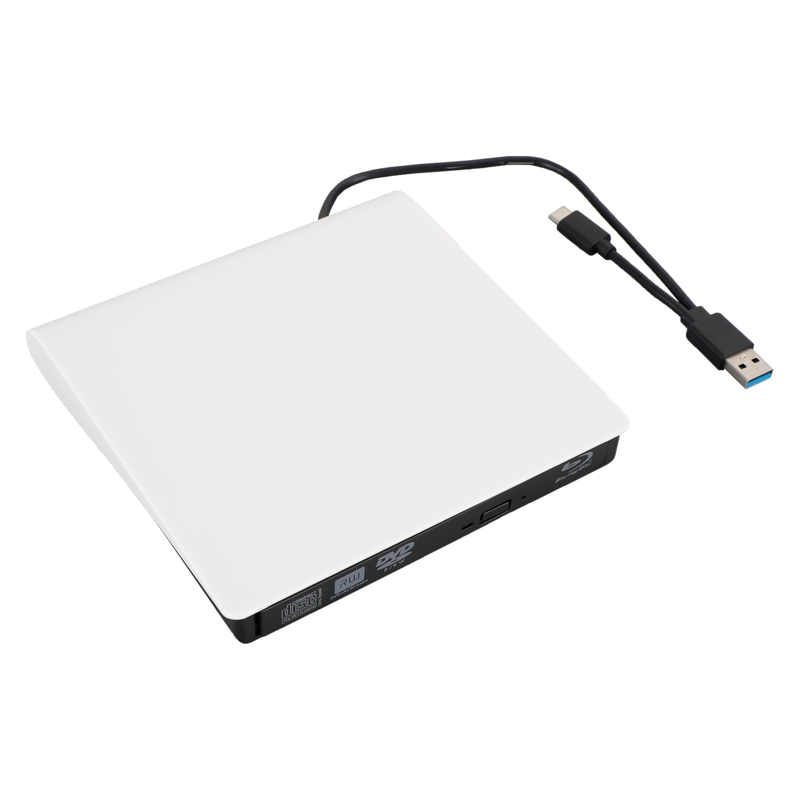 USB&Type-c ekstern Blu-ray-platebrenner+-leser BD DVD-stasjon USB 3.0-platebrenner