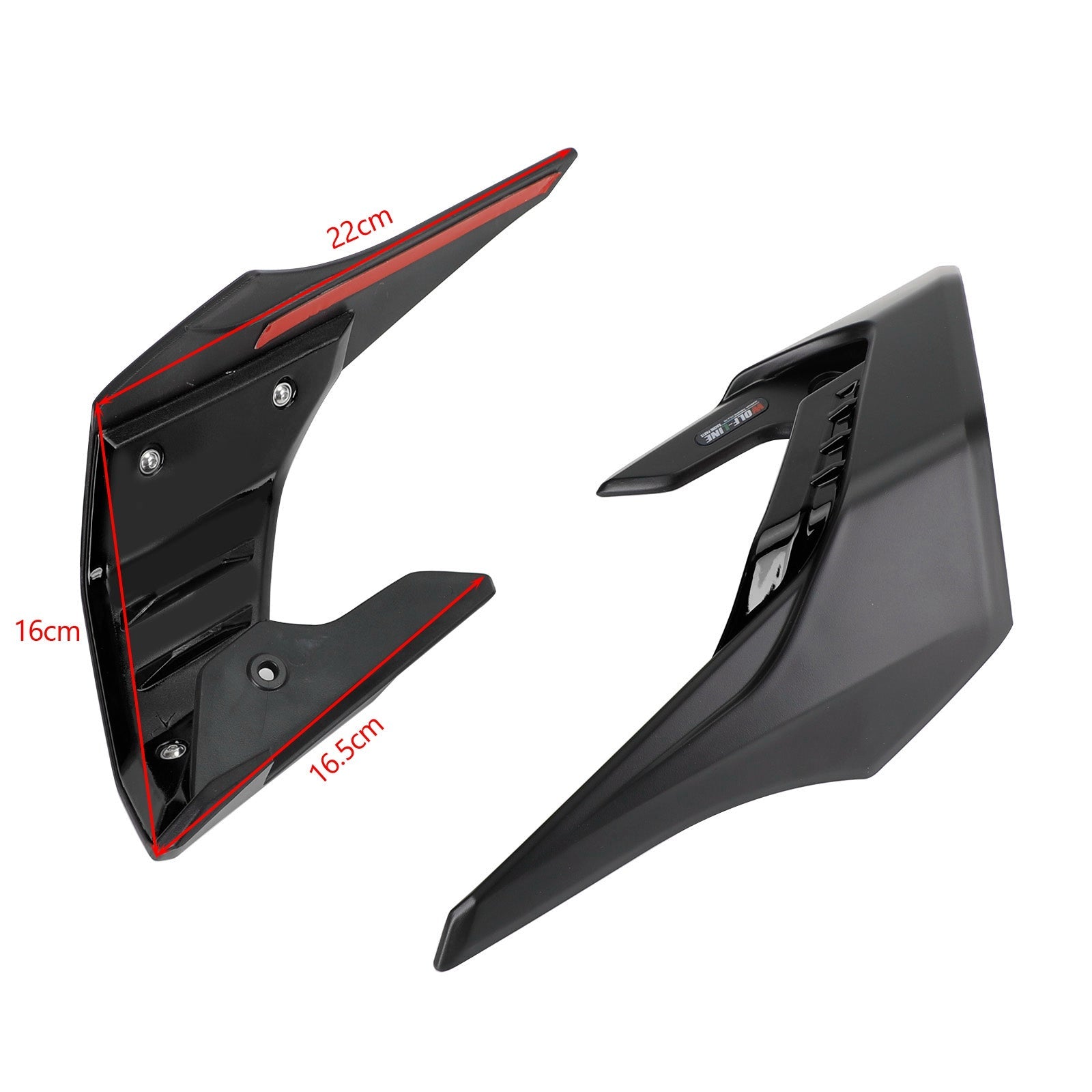 Carénage de déflecteur d'aile aérodynamique de spoilers latéraux Honda CB650R 2019-2023