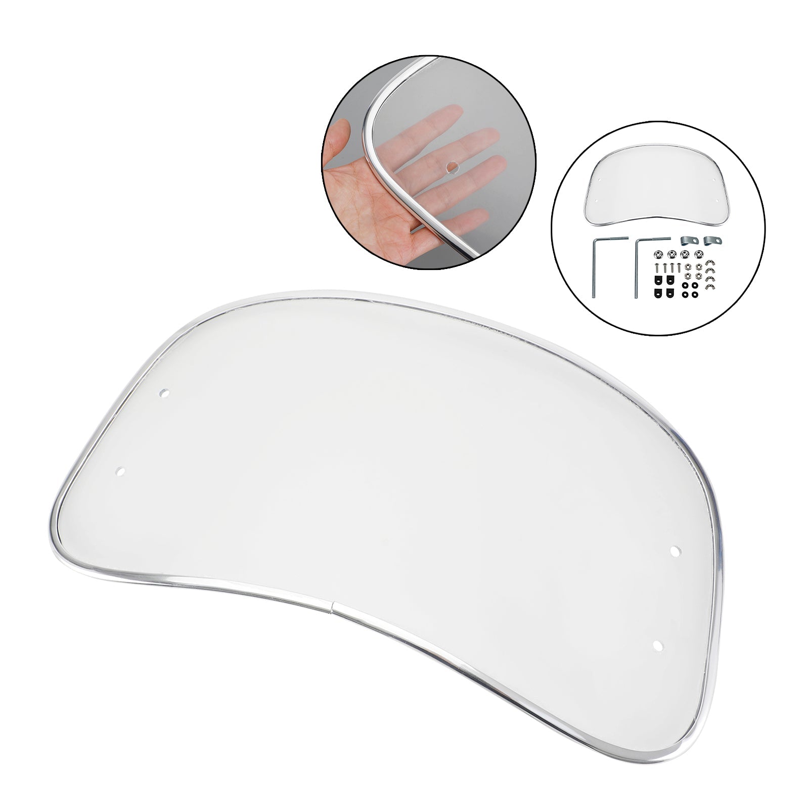 Universele ABS motorfiets voorruit voorruit geschikt voor de meeste motorfietsen