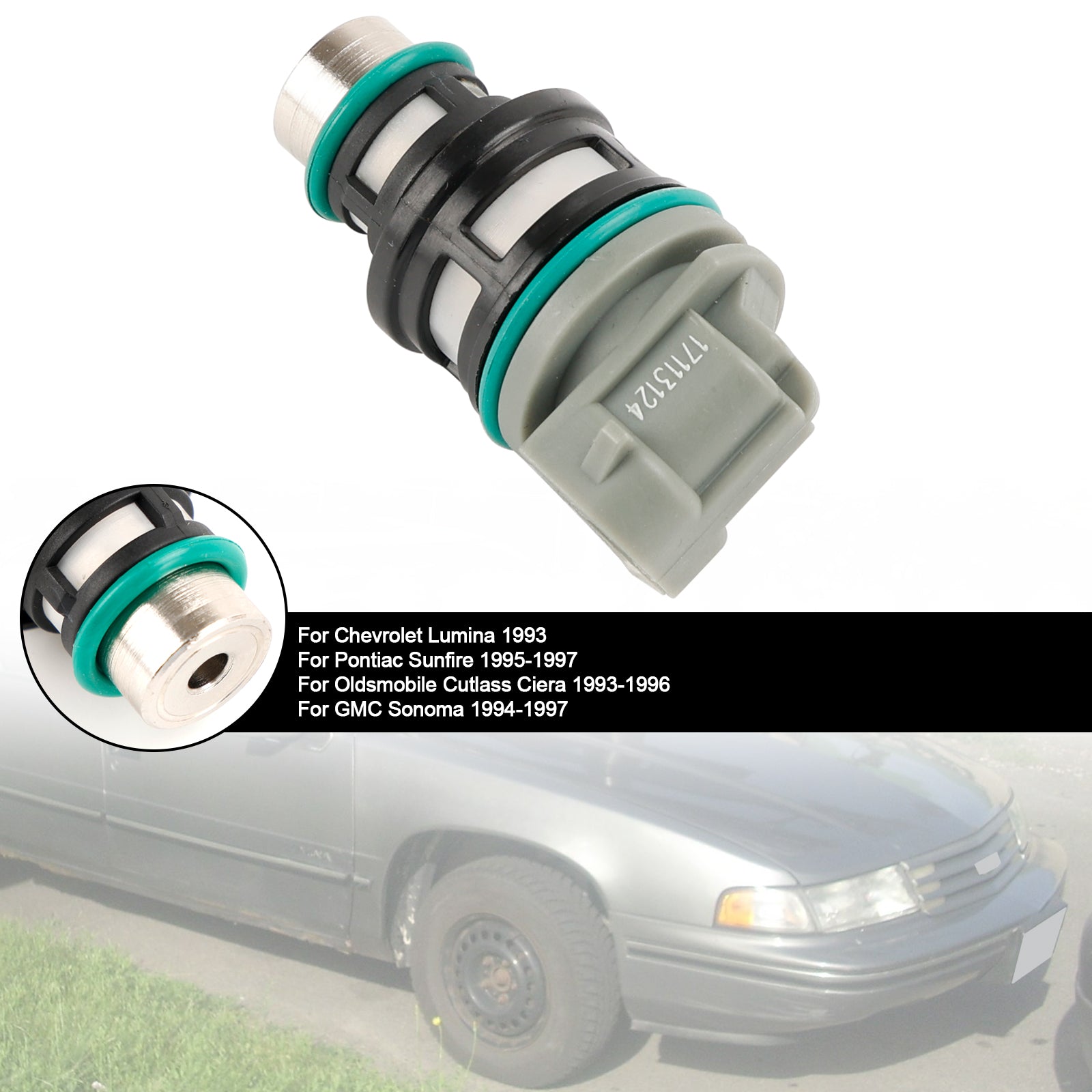 1PCS Brandstof Injectoren 17113124 Fit Chevy Fit Buick Pontiac 2.2L 17113197