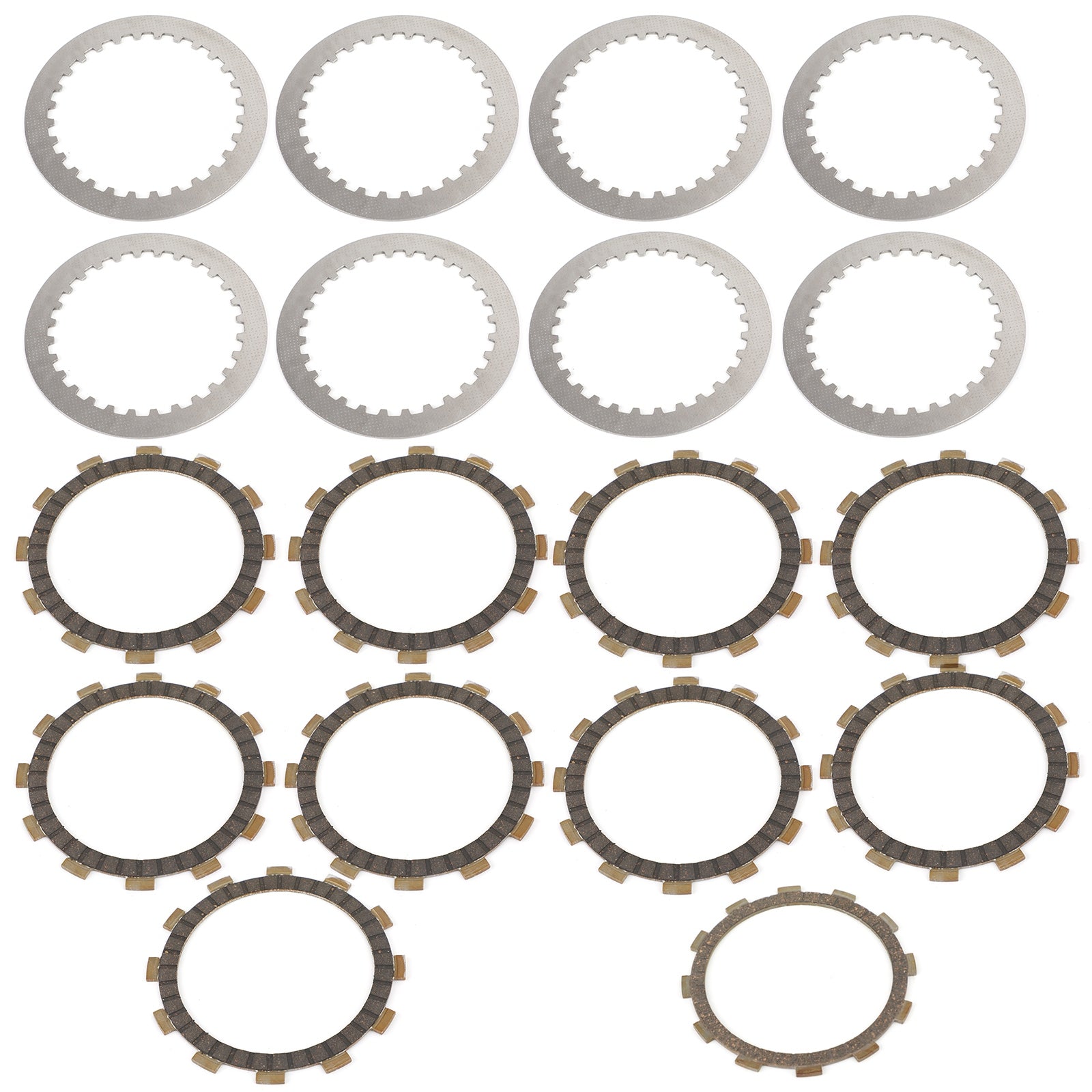 Kopplingssats stål & Friktionsplattor för Suzuki GV1200GL F/F2 Madura 1200 85-1986 Generisk