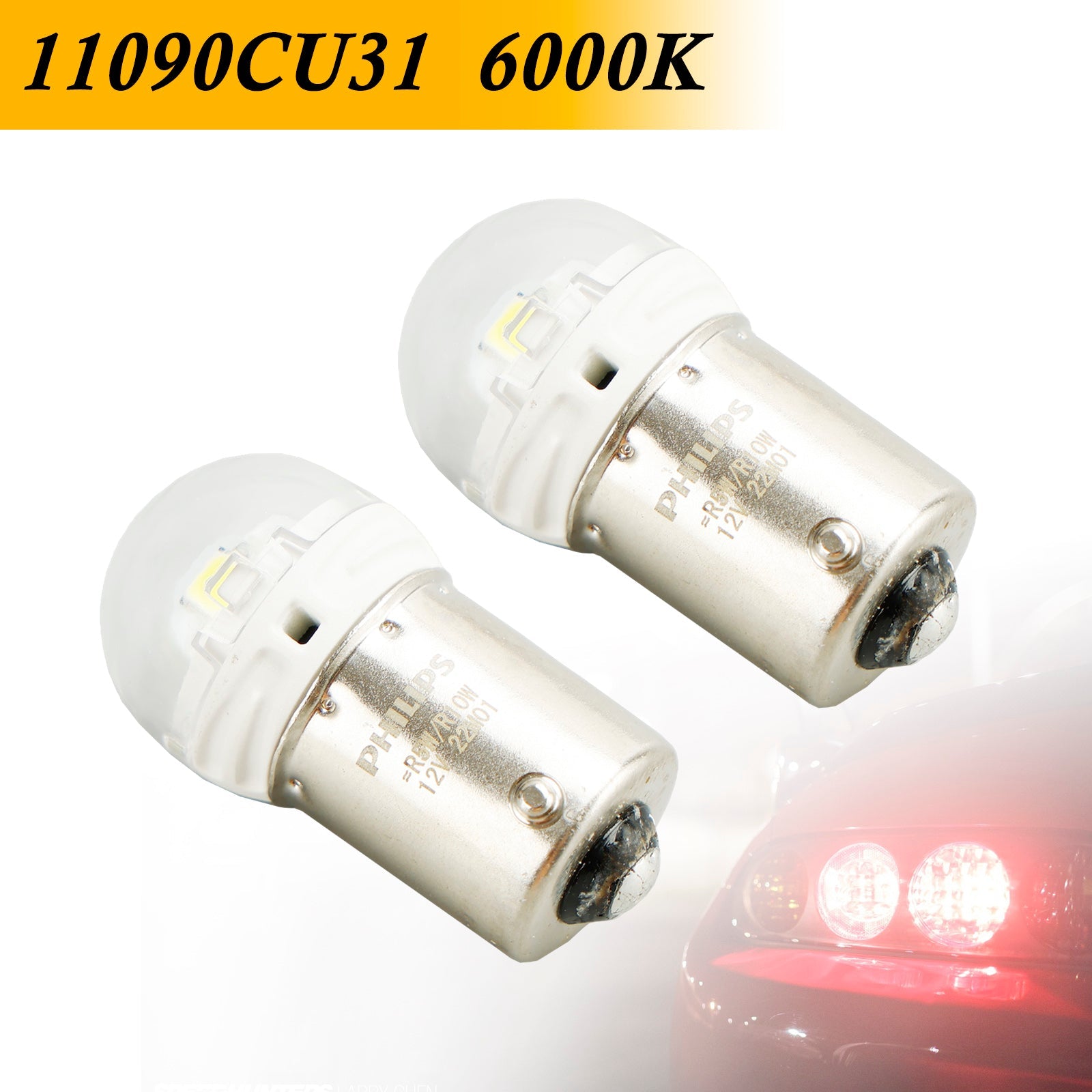 Pre Philips 11090CU31B2 Ultinon Pro3100 LED-WHITE R5W/R10W 6000K BA15S