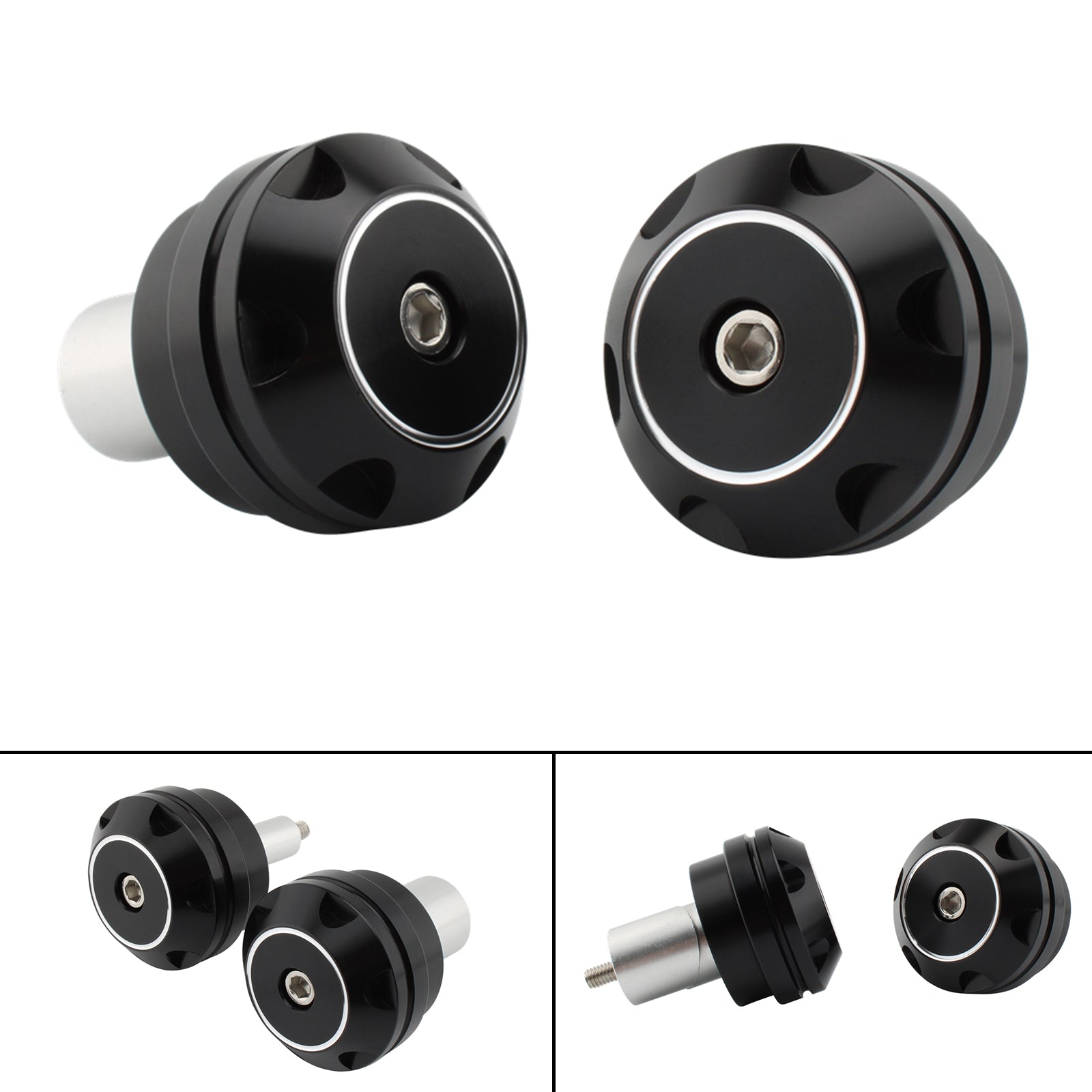 Slider de roda do protetor do garfo do eixo dianteiro ajuste-preto para BMW R Nine T R9T 20-21