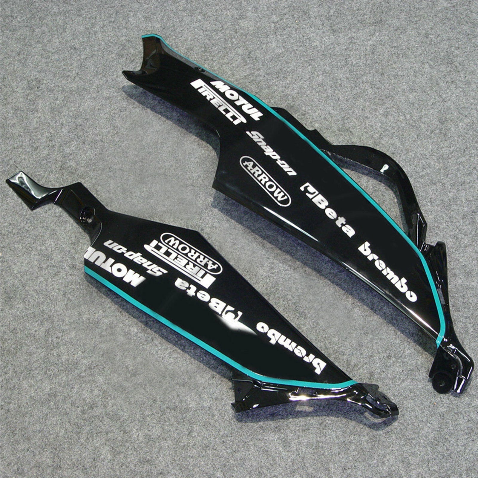 2006-2007 Suzuki GSXR 600 750 Ensemble de carénage en plastique d'injection jaune