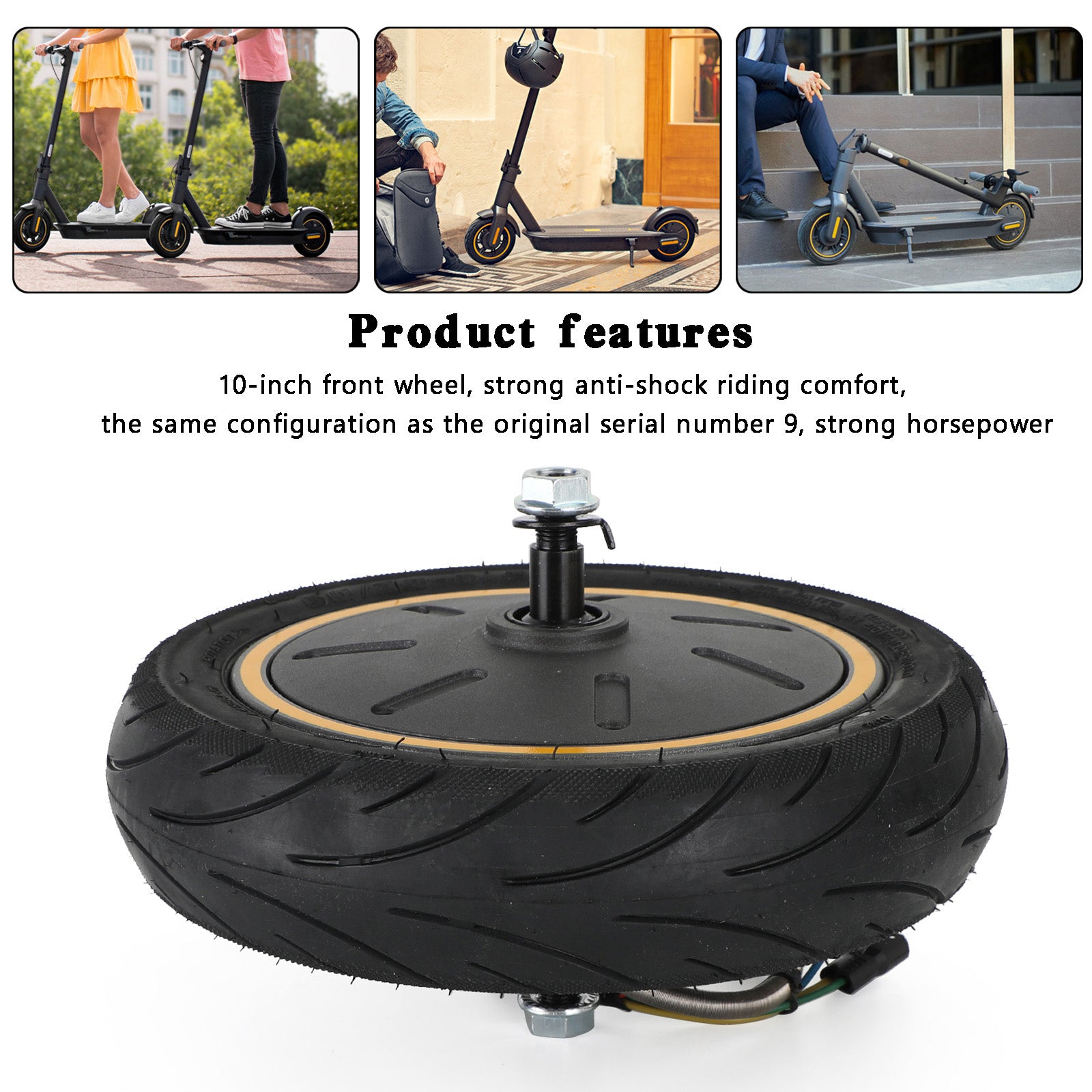 350W vervangende motor achterwielaandrijving voor Segway NINEBOT MAX G30 scooter