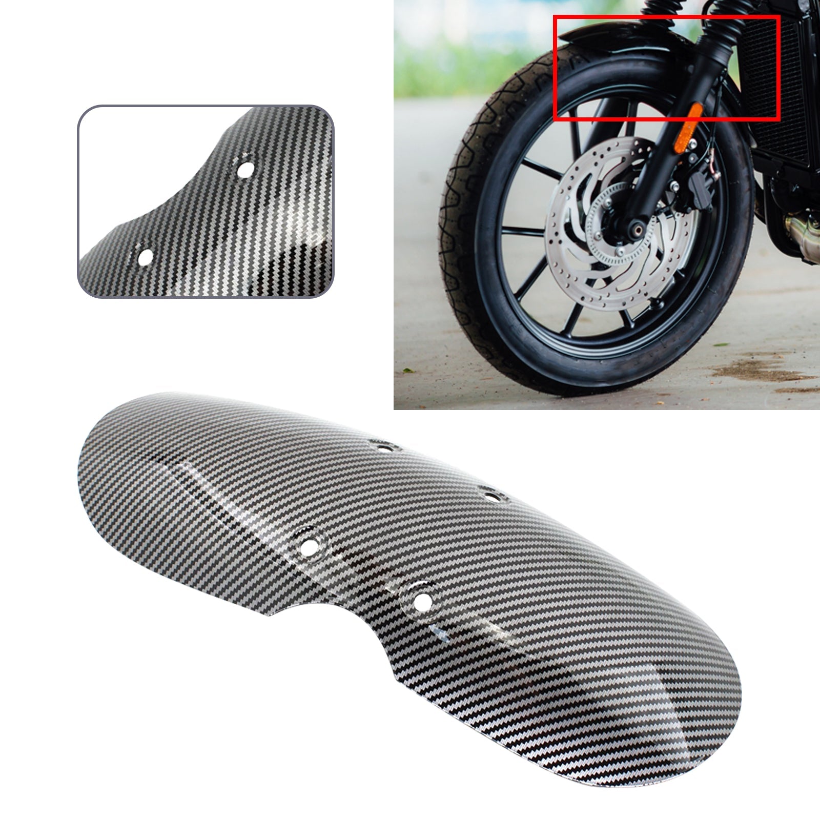 2001-2016 Bonneville T100 Scrambler Thruxton voorspatbordspatbord