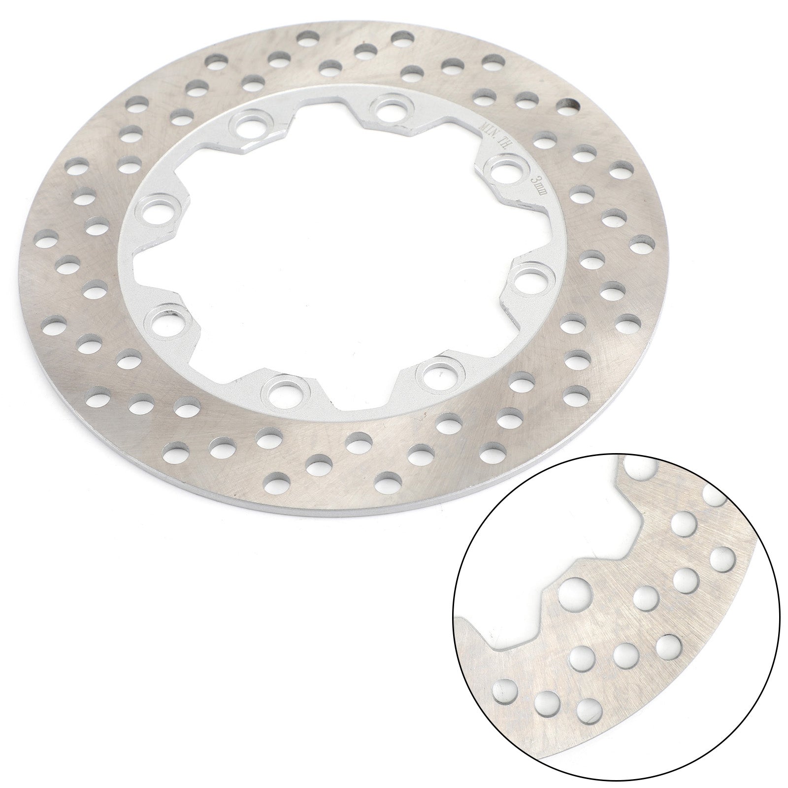 Achterremrotorschijf voor Kawasaki KL250 Sherpa 250 KJ250 KMX 125 200 1986-2010 Generiek
