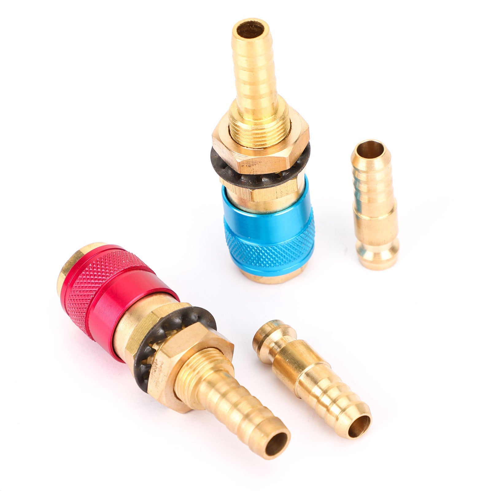 Vannkjølt & Gassadapter Hurtigkobling Fitting Passer TIG-sveisebrennerinntak