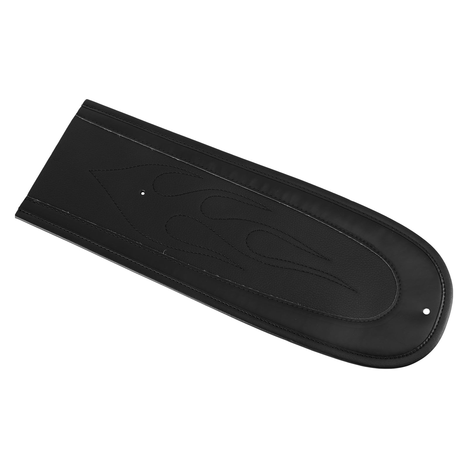 Čierny plameň steh PU kožené zadné sedadlá blatníka Bib Fit for Dyna Super Glide