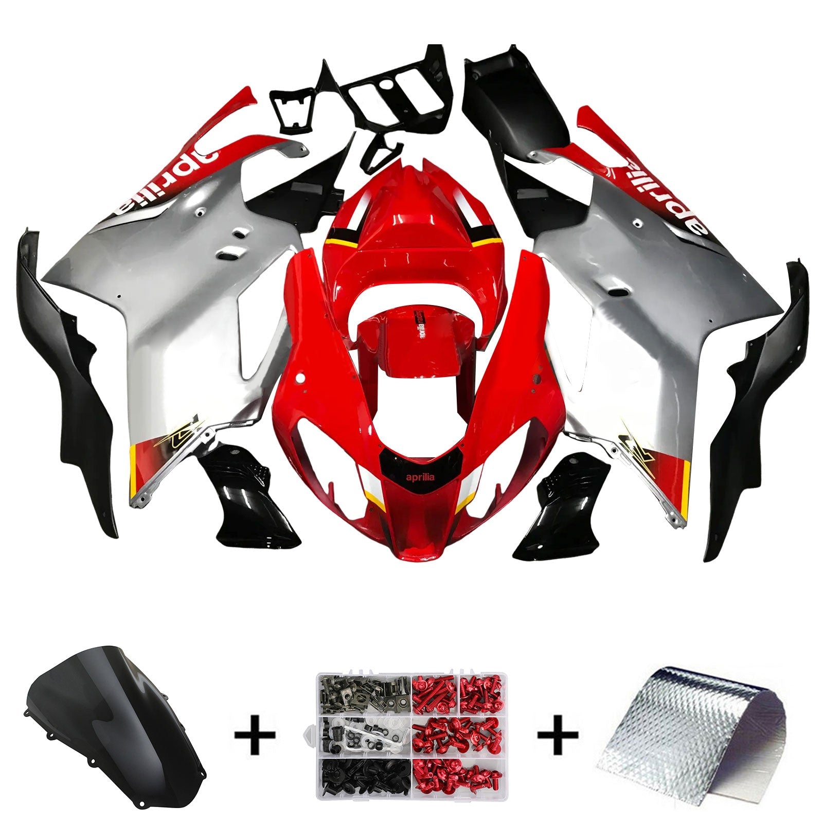 2003-2006 Aprilia RSV1000 Kit Carénage Carrosserie Plastique