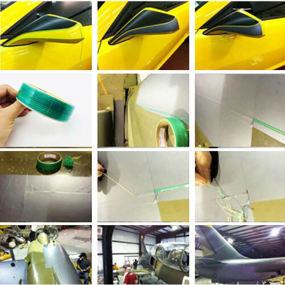 50m Knifeless Finish Line Tape Cutter Kit grafisk vinyltrimklippningsverktyg Generisk