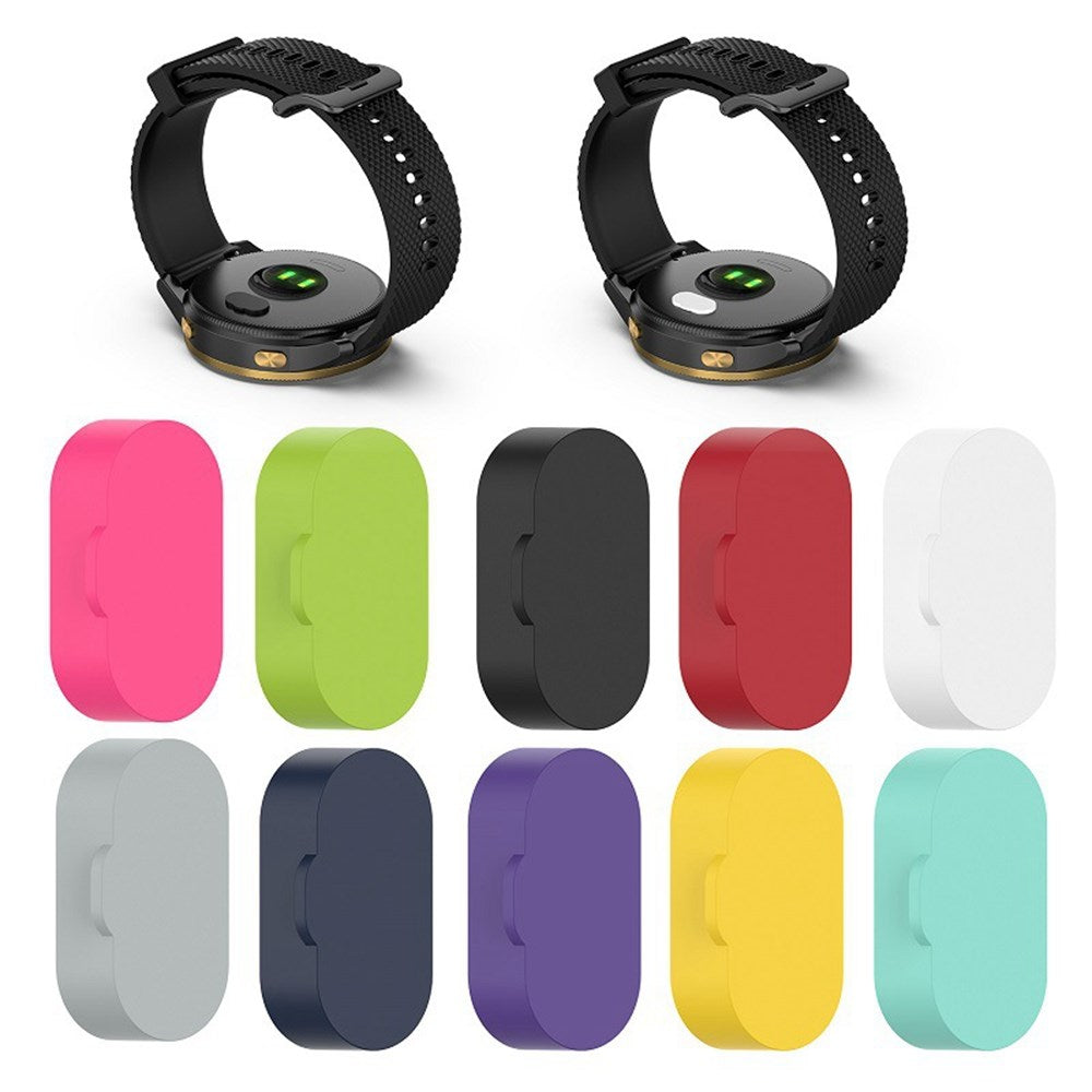10st Colorful Silicone Charger Port Protector Anti-Doust Fit for Garmin Fenix 5