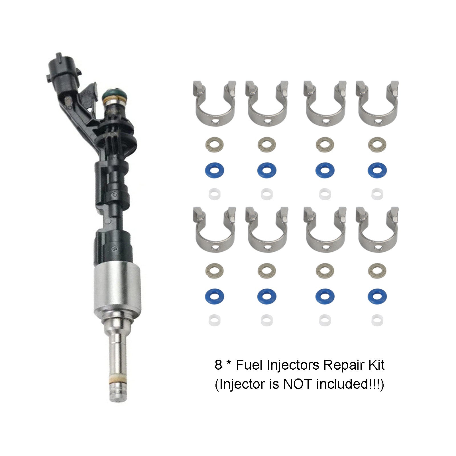 8 STKS Brandstofinjectoren Reparatie Seal Kit 0261500105 fit Range Rover fit Jaguar 5.0L