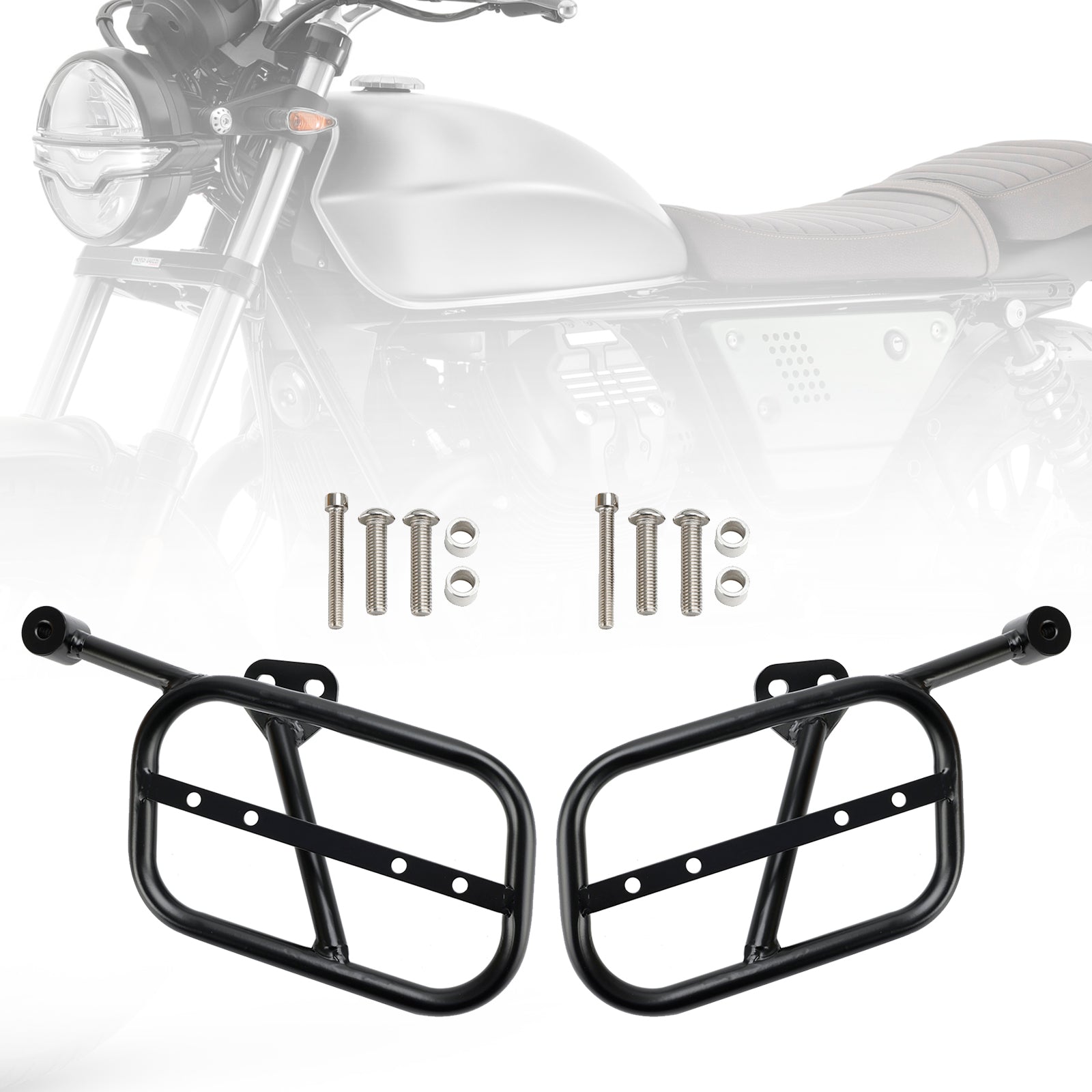 2018-2023 Guzzi V9 Bobber Roamer Saddlebag Support Montering Bracket