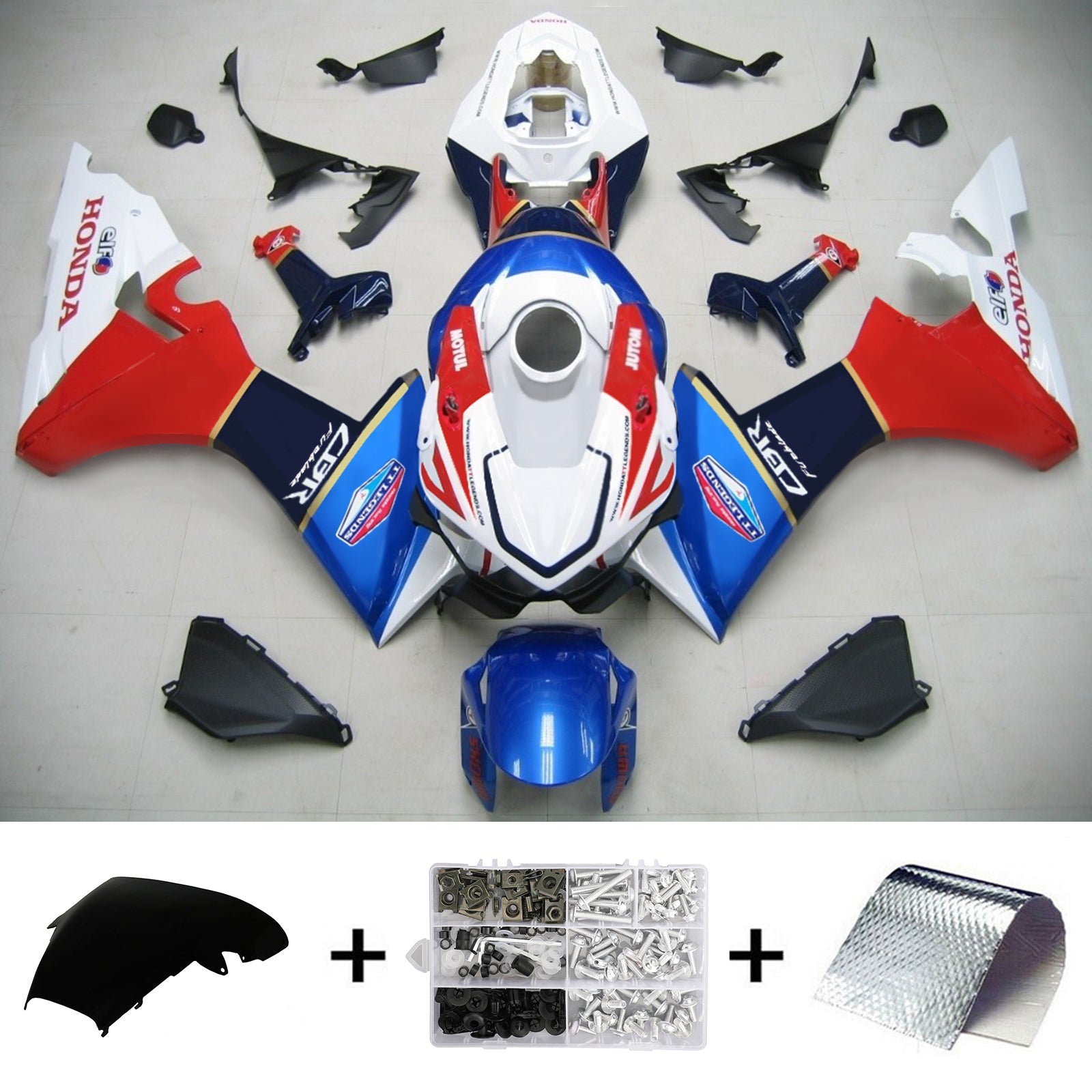 Kit de carénage d'injection Honda CBR1000RR-R 2020-2025 carrosserie plastique ABS #108