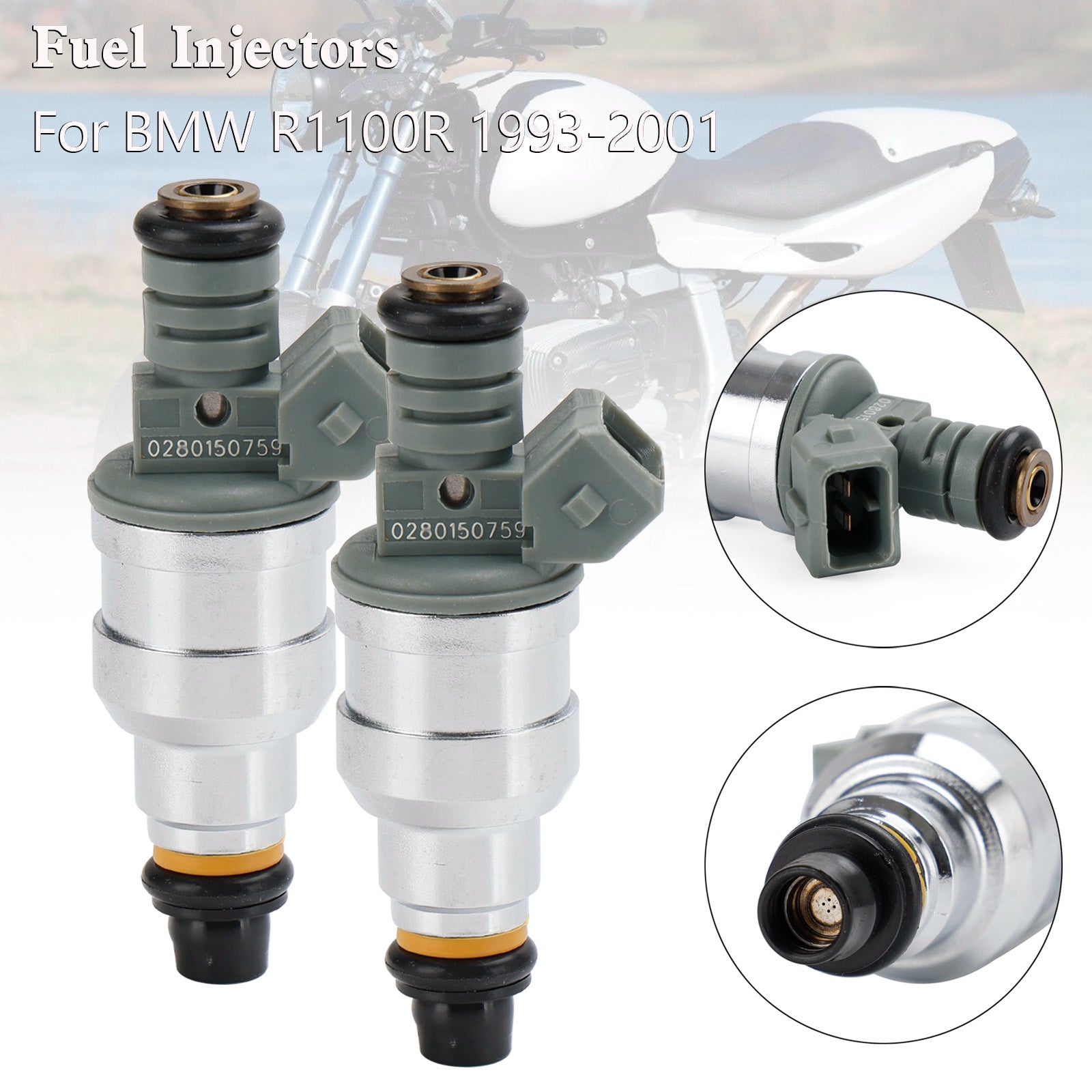 BMW R1100R 1993-2001 2 STKS Brandstofinjector 280150784 280150759